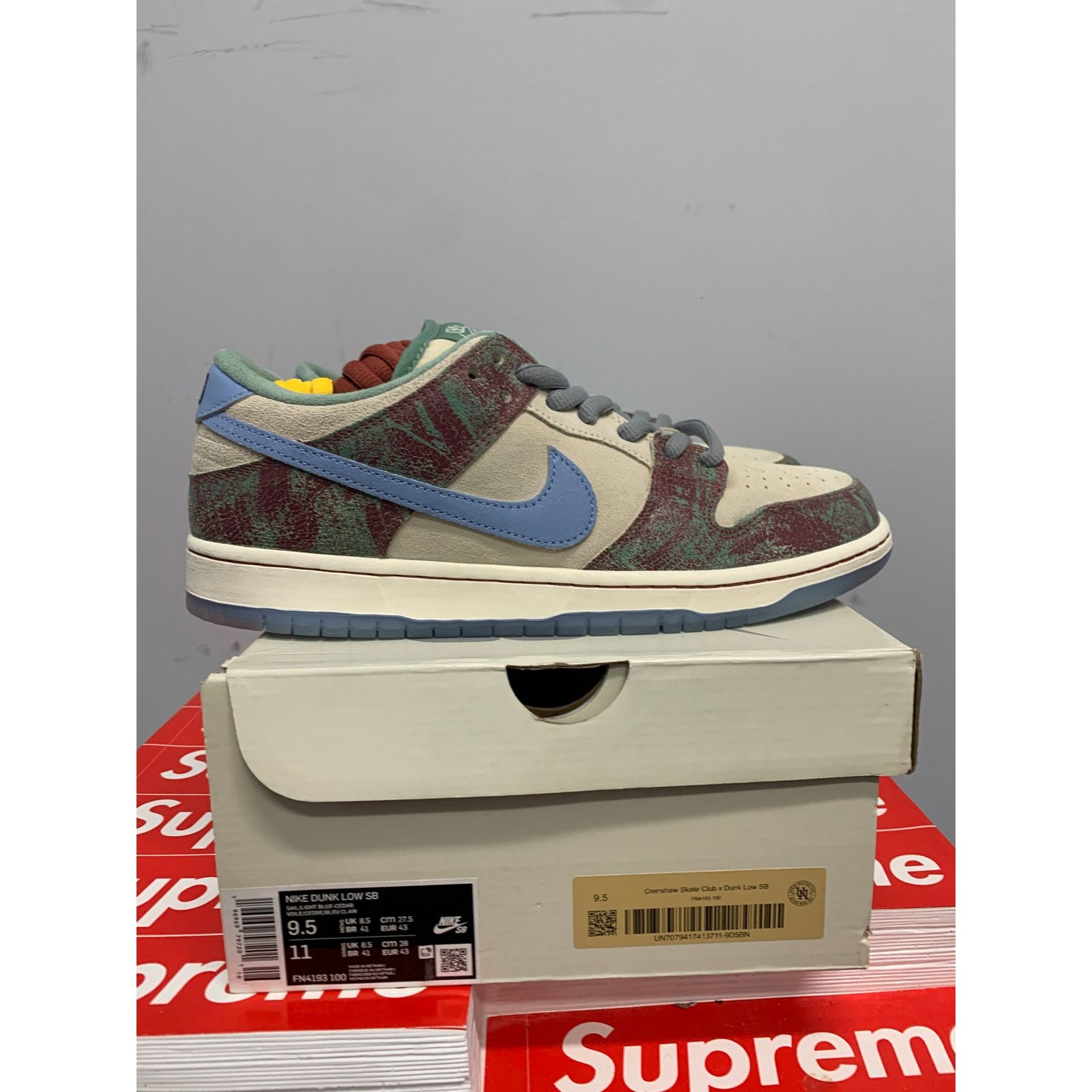 Nike Nike SB Dunk Low Crenshaw Skate Club Size 9.5 NEW SHIPS NOW Size US 9.5 / EU 42-43 - 1 Thumbnail