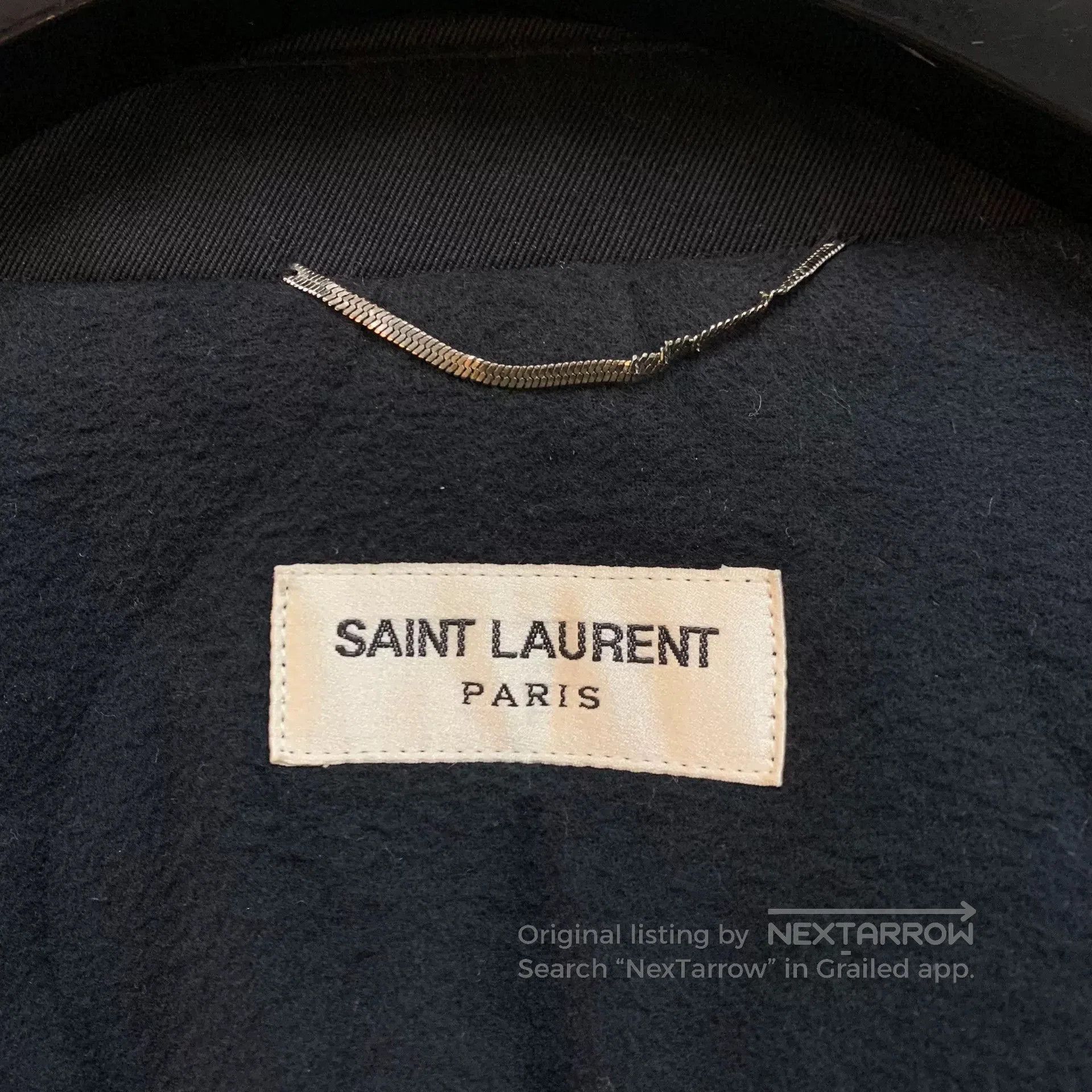 Saint Laurent Paris Saint Laurent Black Beige Rose Embroidery Jacket. Size US M / EU 48-50 / 2 - 4 Thumbnail