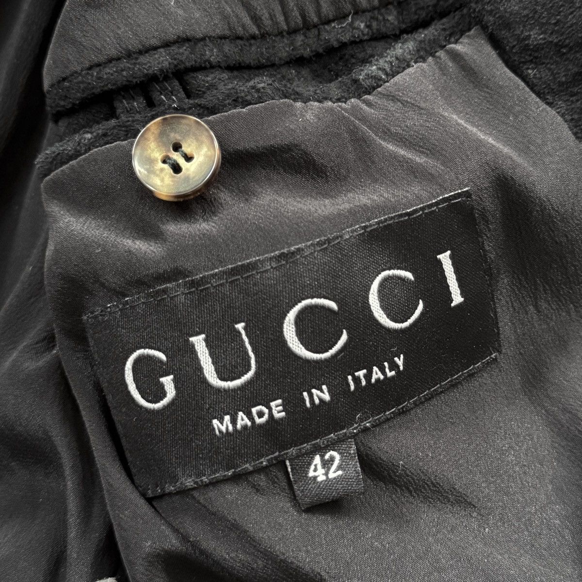 Gucci Runway Gucci by Tom Ford AW1997 suede leather jacket Size M / US 6-8 / IT 42-44 - 11 Thumbnail