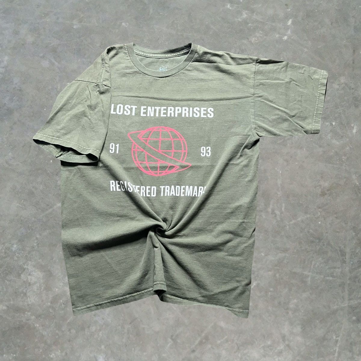 Lost Enterprises Lost Enterprises Graphic T Shirt Mens Medium Green Size US M / EU 48-50 / 2 - 1 Thumbnail