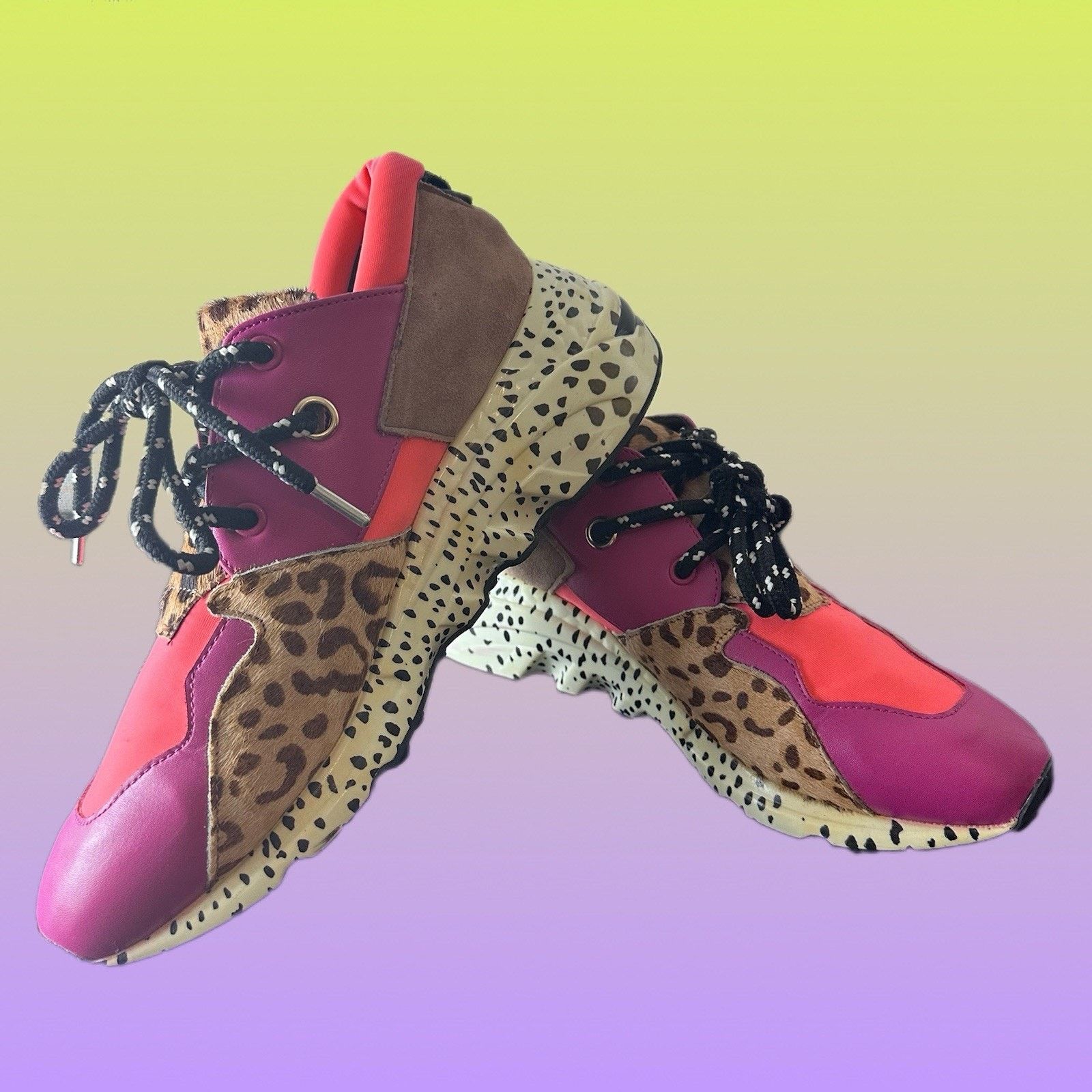 Steve Madden Steve Madden Cliff Leopard Print Women’s Sneakers Size 10 Size US 10 / IT 40 - 1 Thumbnail