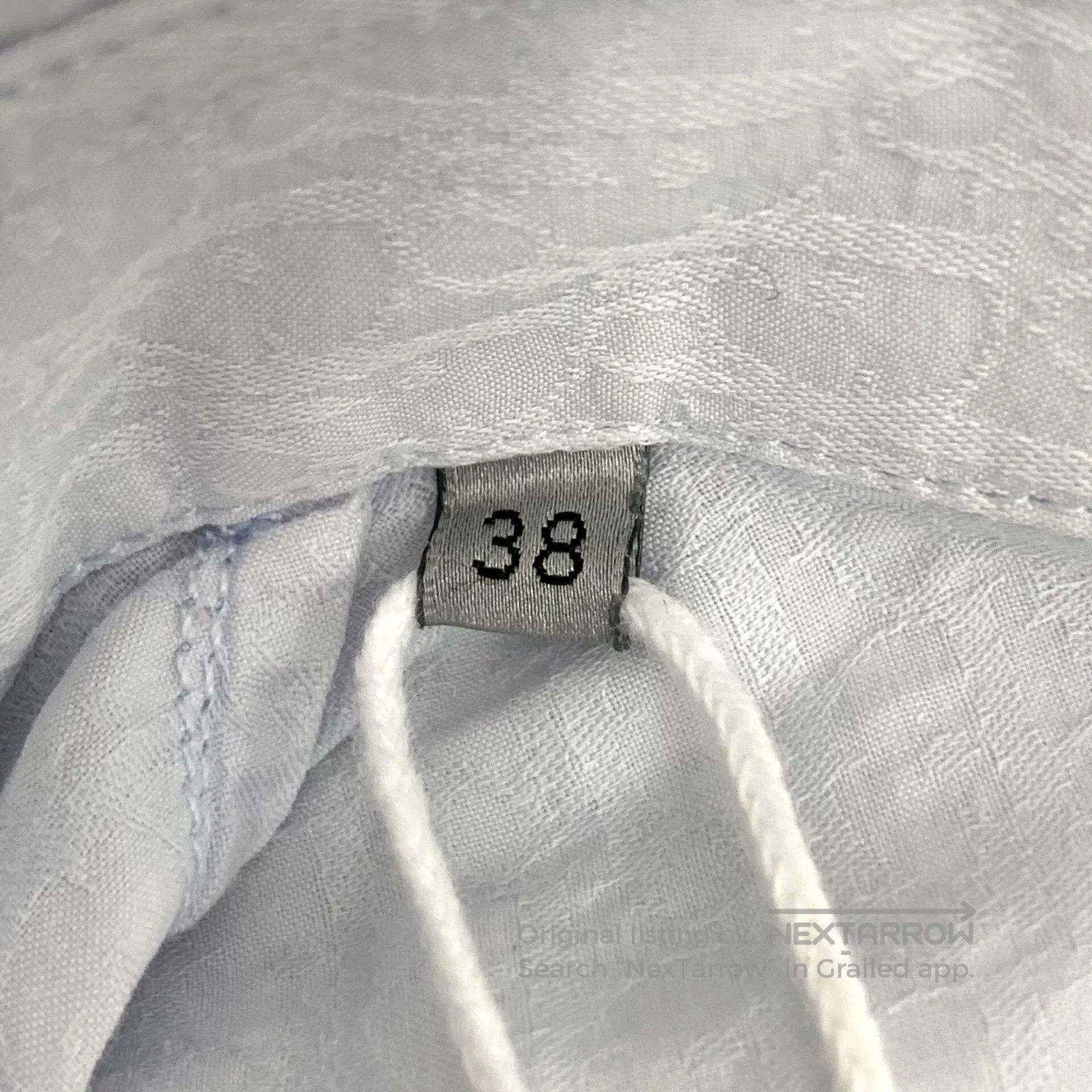 Dior Dior Light Blue Logo Subtle Pattern Jacquard Printed Cotto Size XS / US 0-2 / IT 36-38 - 6 Thumbnail