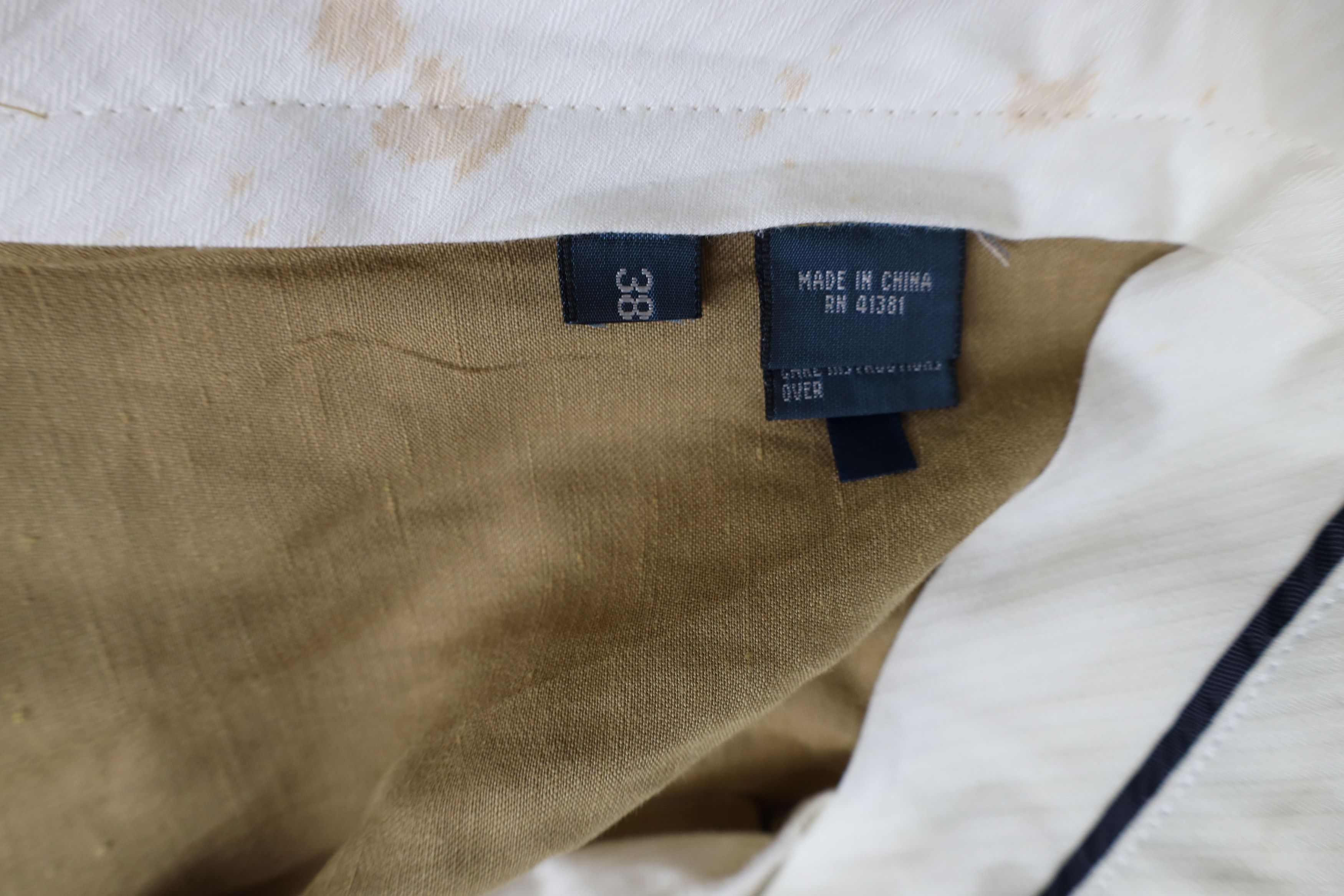 Ralph Lauren Vintage 90s Ralph Lauren Blend Wide Leg Chino Pants Beige Size US 38 / EU 54 - 10 Thumbnail