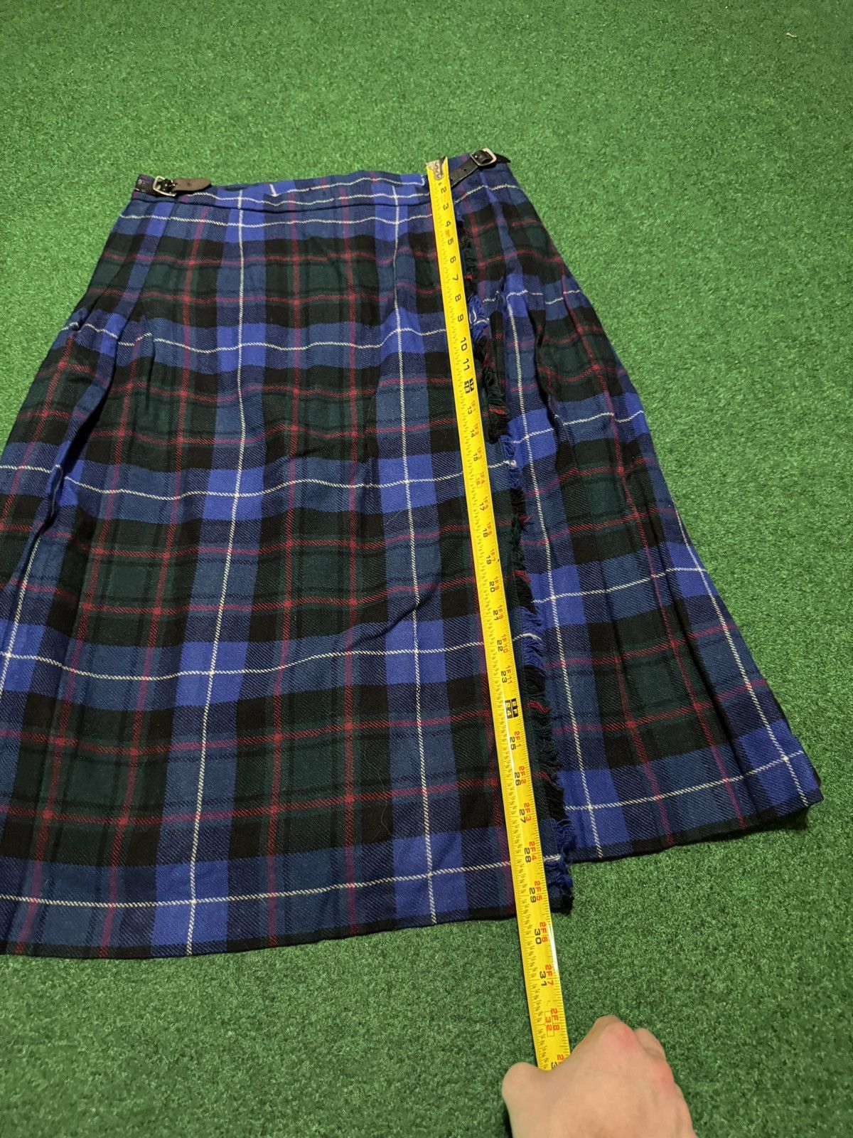 Vintage Vintage Plaid Pringle Of Scotland 70s Retro Scottish Skirt Size 32" / US 10 / IT 46 - 7 Thumbnail