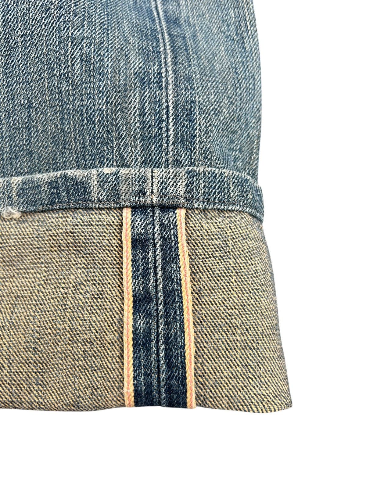 Japanese Brand × Kapital × Vintage Edwin Selvedge Distressed Baggy Mudwash Denim Jeans Size US 31 - 2 Thumbnail