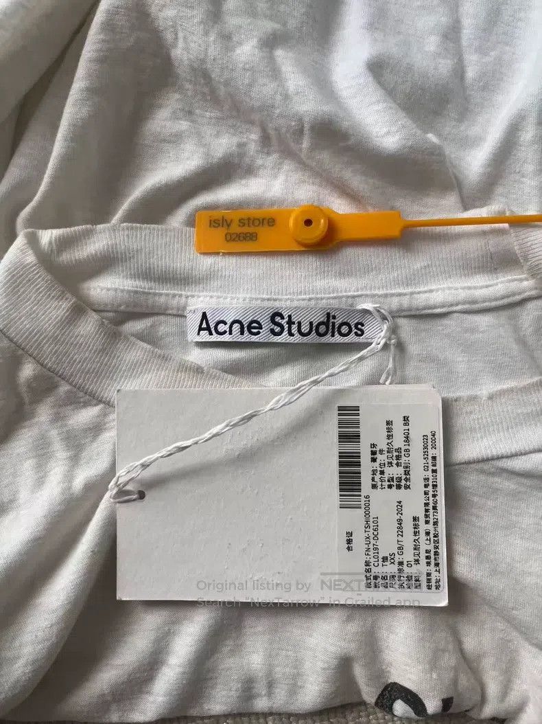 Acne Studios Acne Studios 1996 Series Lettering Logo Distressed Printed Size US XXS / EU 40 - 4 Thumbnail