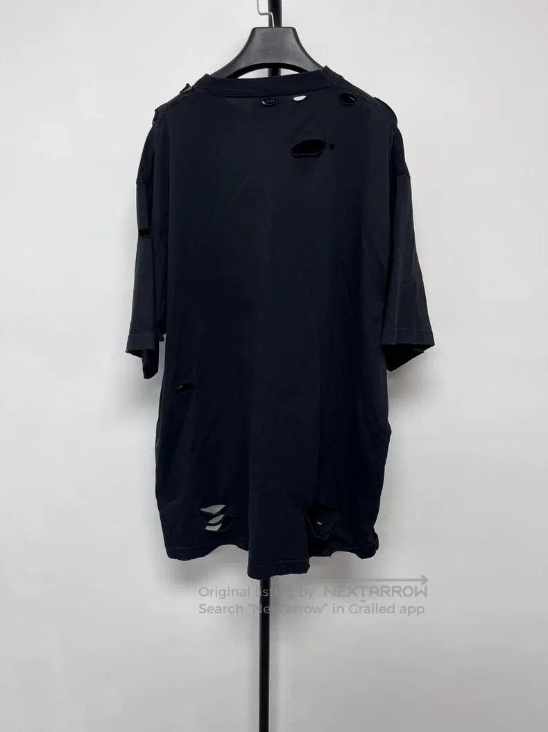 Balenciaga Balenciaga Letter printed round neck hole short-sleeve T-s Size S / US 4 / IT 40 - 2 Thumbnail