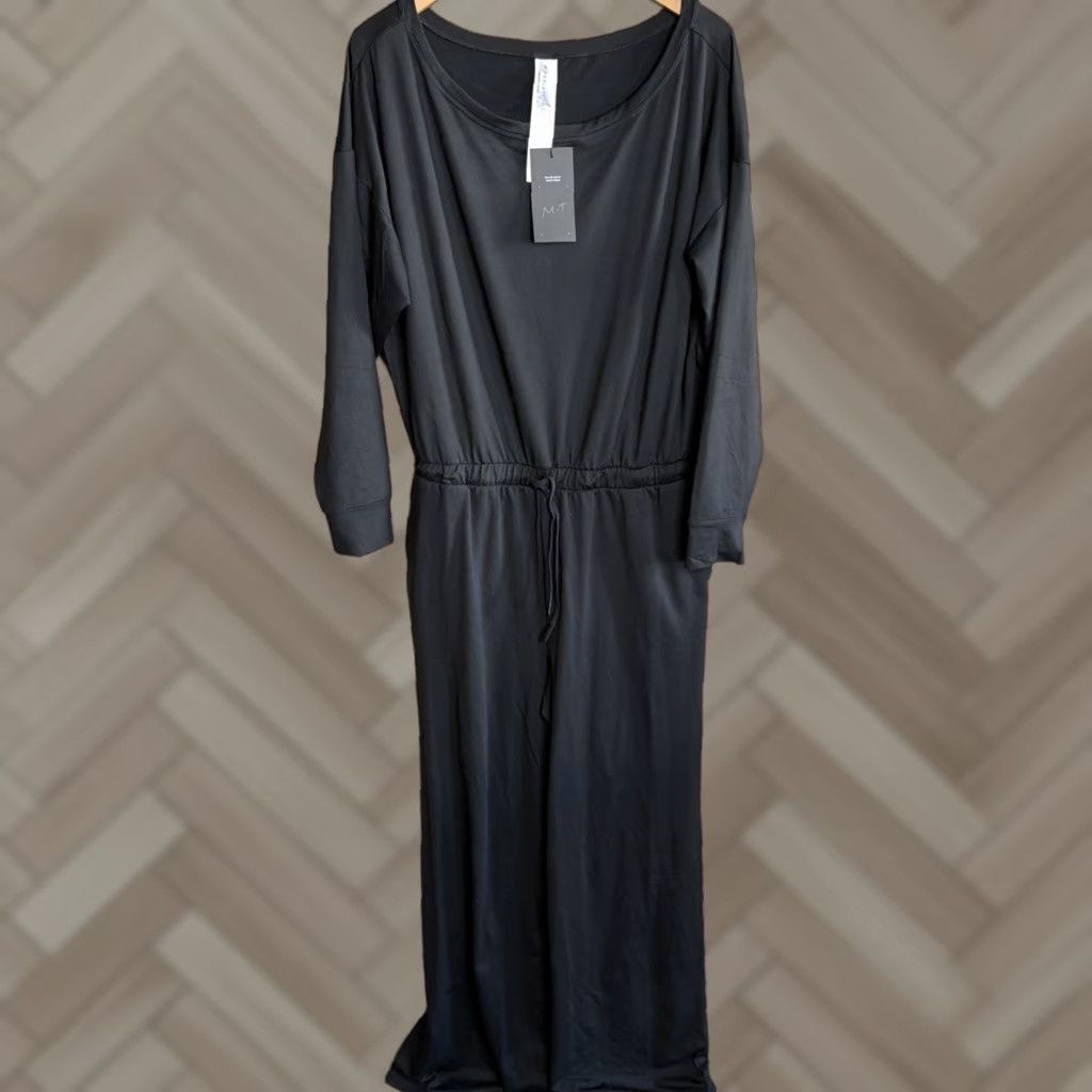 Fabletics Fabletics Jumpsuit One-Piece Long Sleeve NWT Womens M Tall Black Size M / US 6-8 / IT 42-44 - 1 Thumbnail