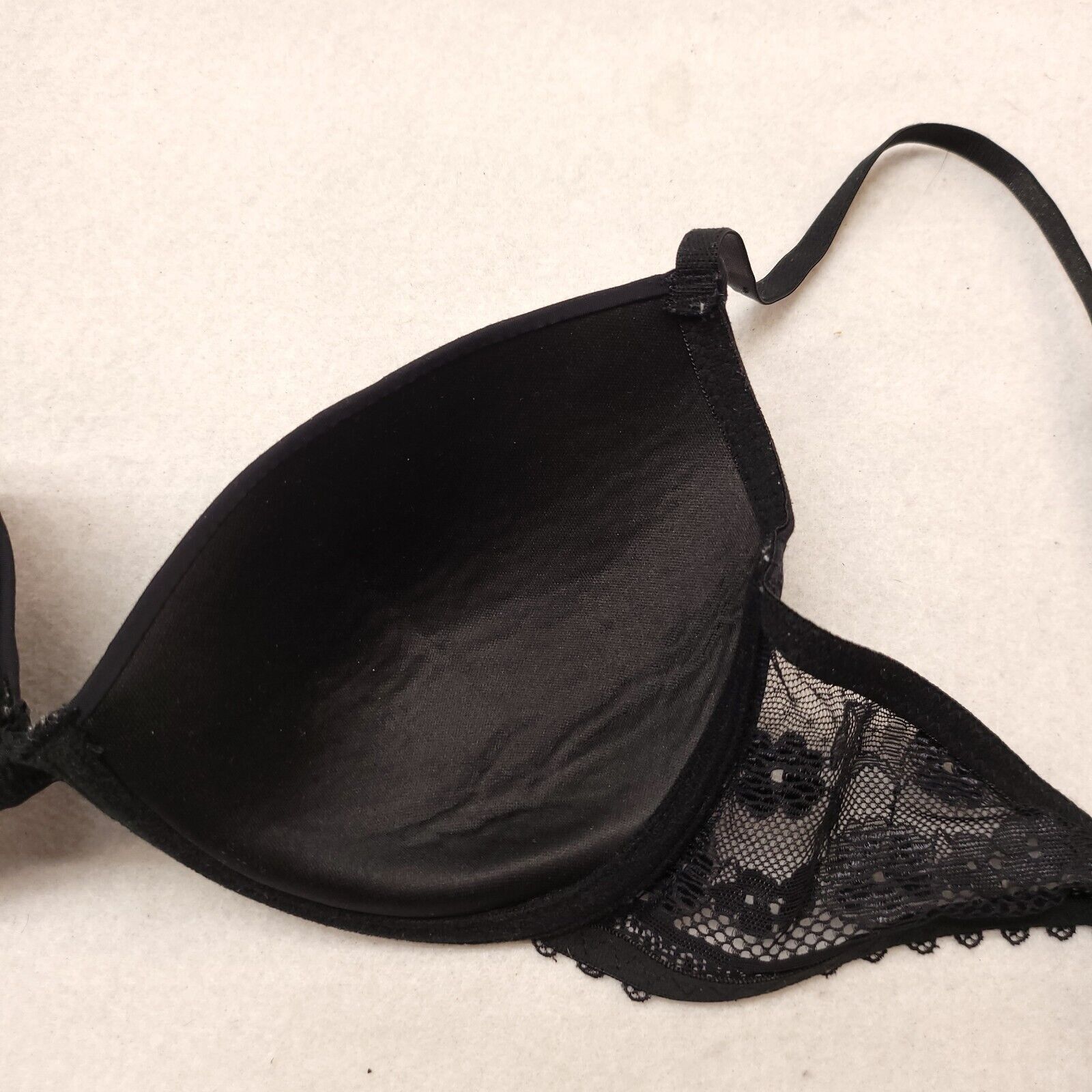 Izod IZOD Pandex Non-Padded Underwire Bra Womens Size 36C Black Size ONE SIZE - 6 Thumbnail