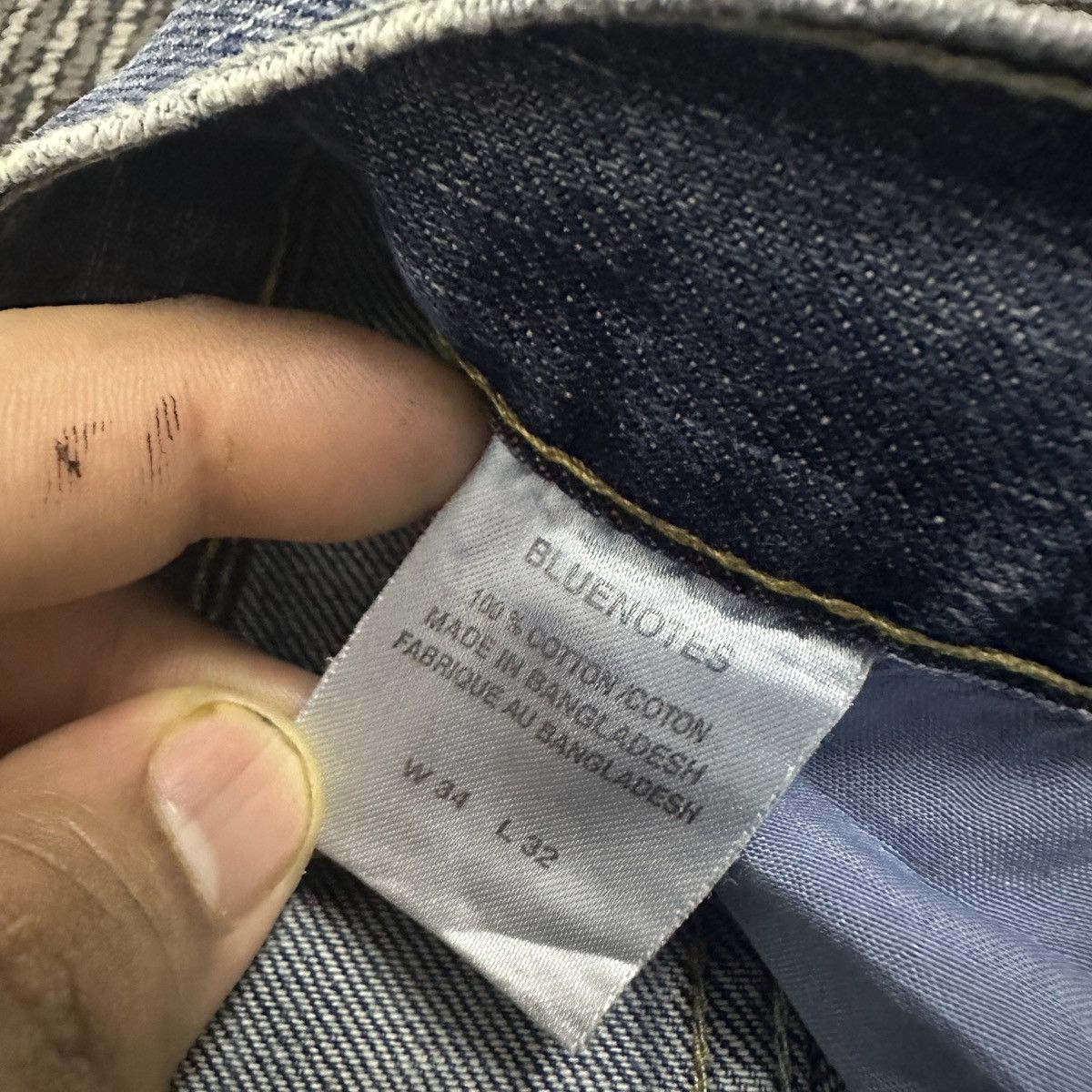 Vintage Faded🔥Loose Fit Bluenotes Jeans Size US 36 / EU 52 - 10 Thumbnail