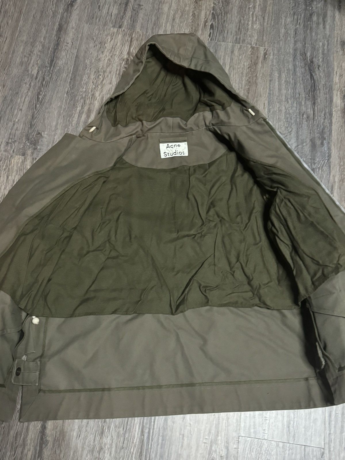 Acne Studios Acne studio melt jacket safari green Size US S / EU 44-46 / 1 - 6 Thumbnail