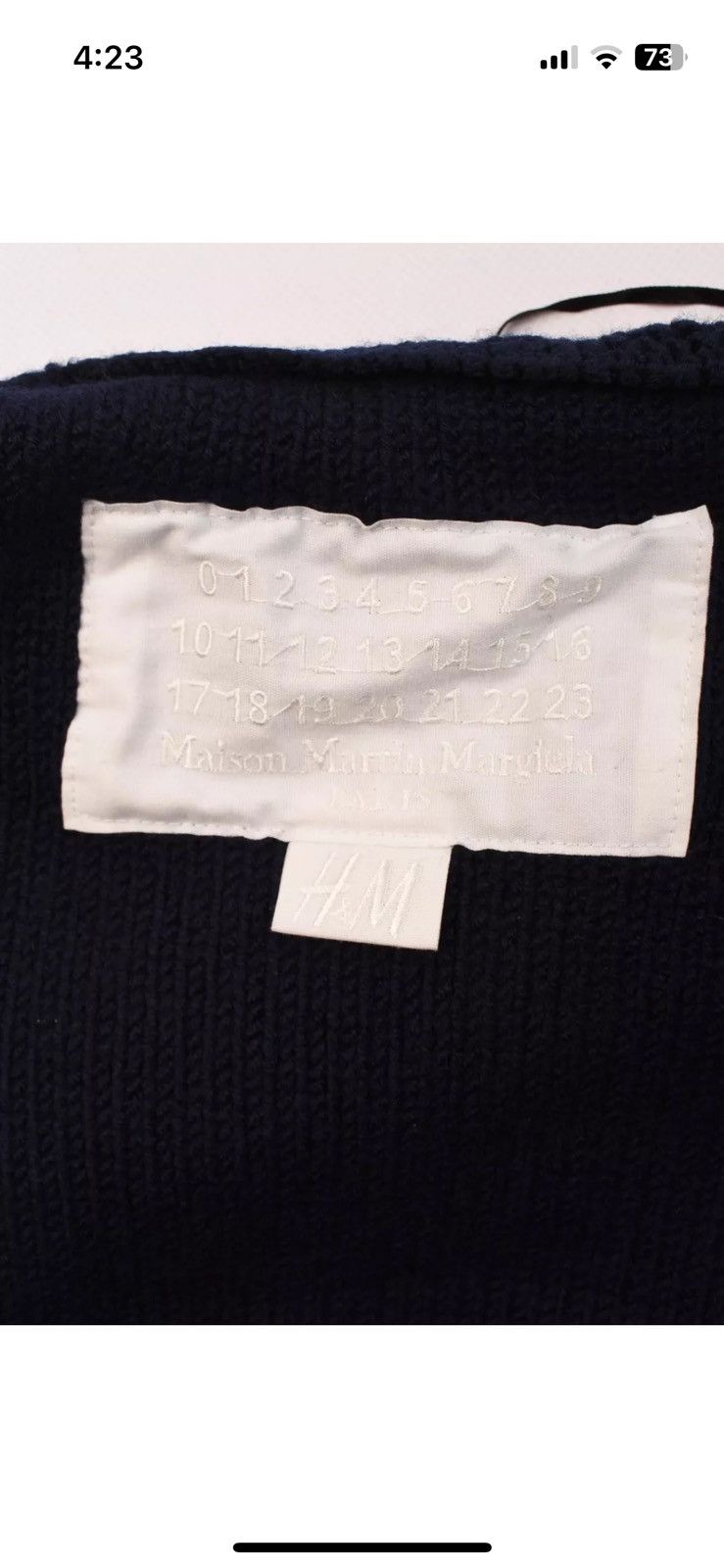Maison Margiela Margiela size s marineblau Merinowolle pullover Kleid Size S / US 4 / IT 40 - 5 Thumbnail