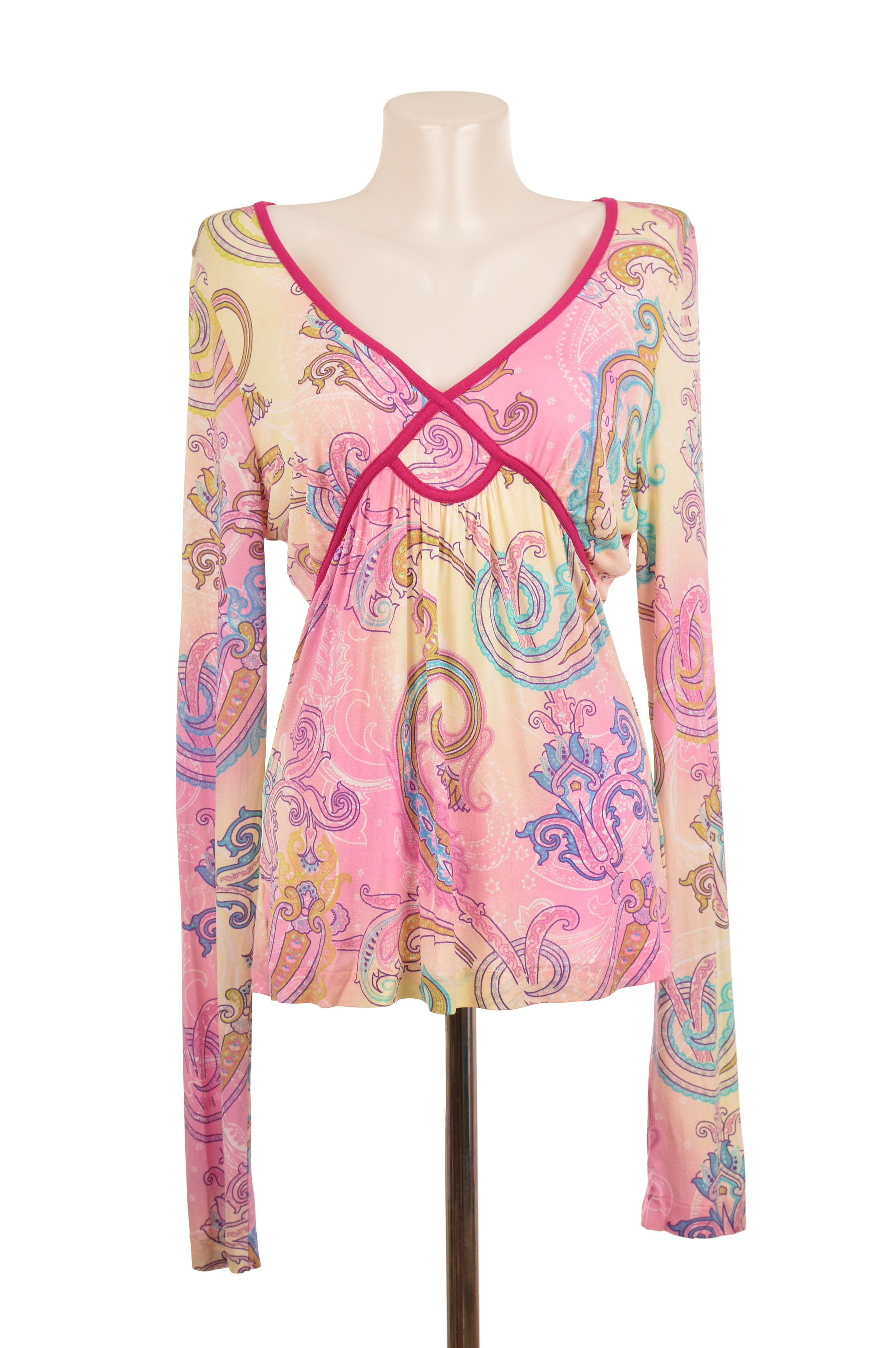 Etro Etro Milano Viscose Blend Paisley Blouse Top Size M / US 6-8 / IT 42-44 - 1 Thumbnail