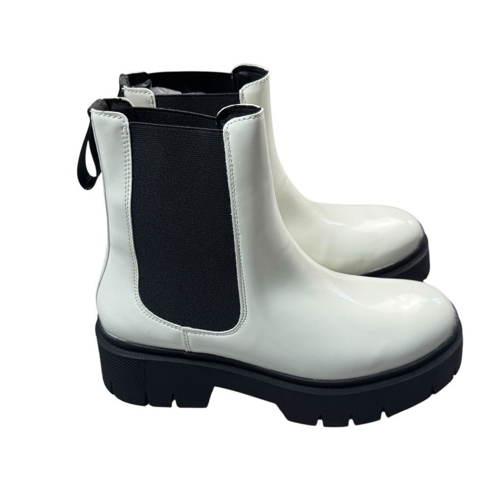 Hugo Boss New HUGO BOSS Kris Chunky Slip On Chelsea Portugal Boots In Size US 8 / IT 38 - 6 Thumbnail