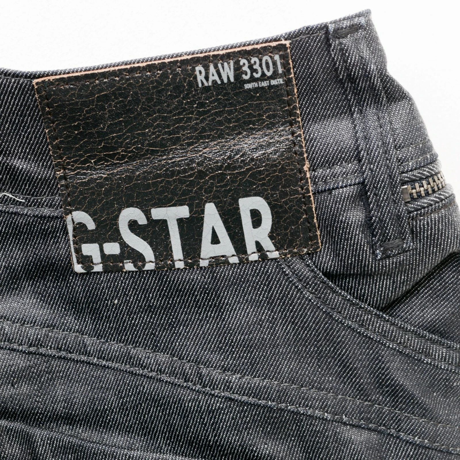 G-Star Raw Berlin Straight Women Jeans W26 L32 Trousers Zip Stretch Size 26" / US 2 / IT 38 - 3 Thumbnail