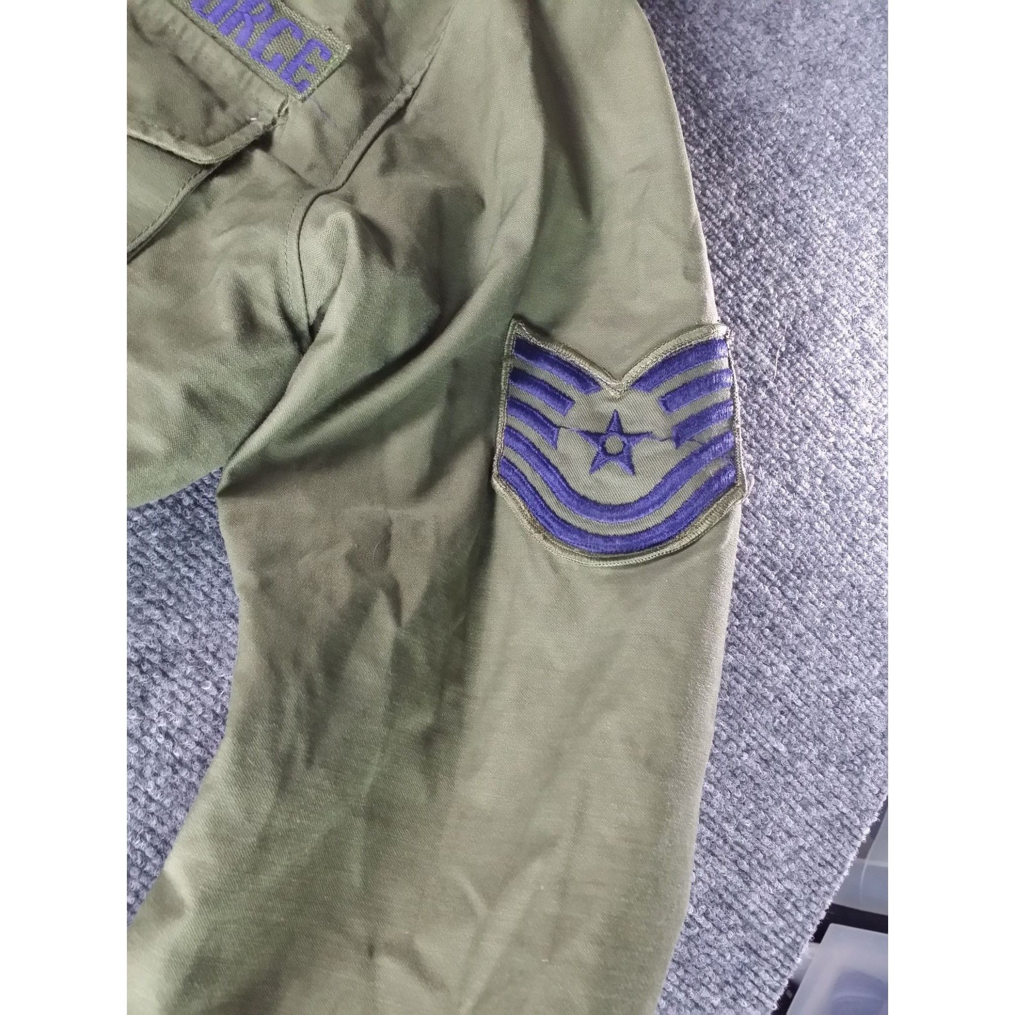 Other Vintage U.S. Air Force FIELD JACKET With Patches Alpha Indus Size US S / EU 44-46 / 1 - 3 Thumbnail