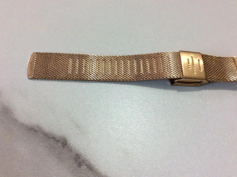 Designer Olivia white dial rose gold mesh bracelet watch Size ONE SIZE - 7 Thumbnail