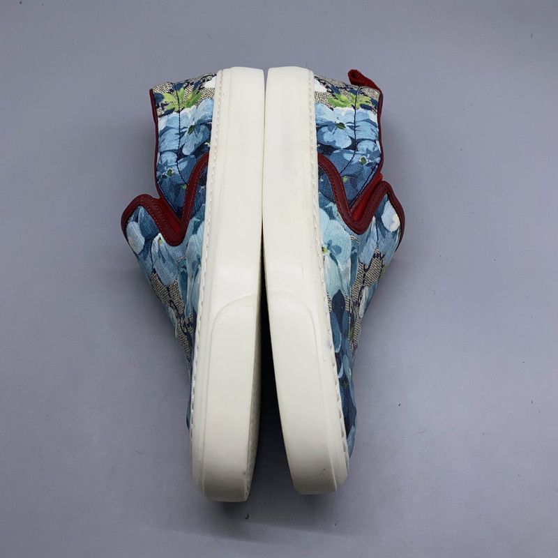 Gucci Gucci Floral Pattern Slip-On Sneakers for Women Size US 5 / IT 35 - 8 Thumbnail