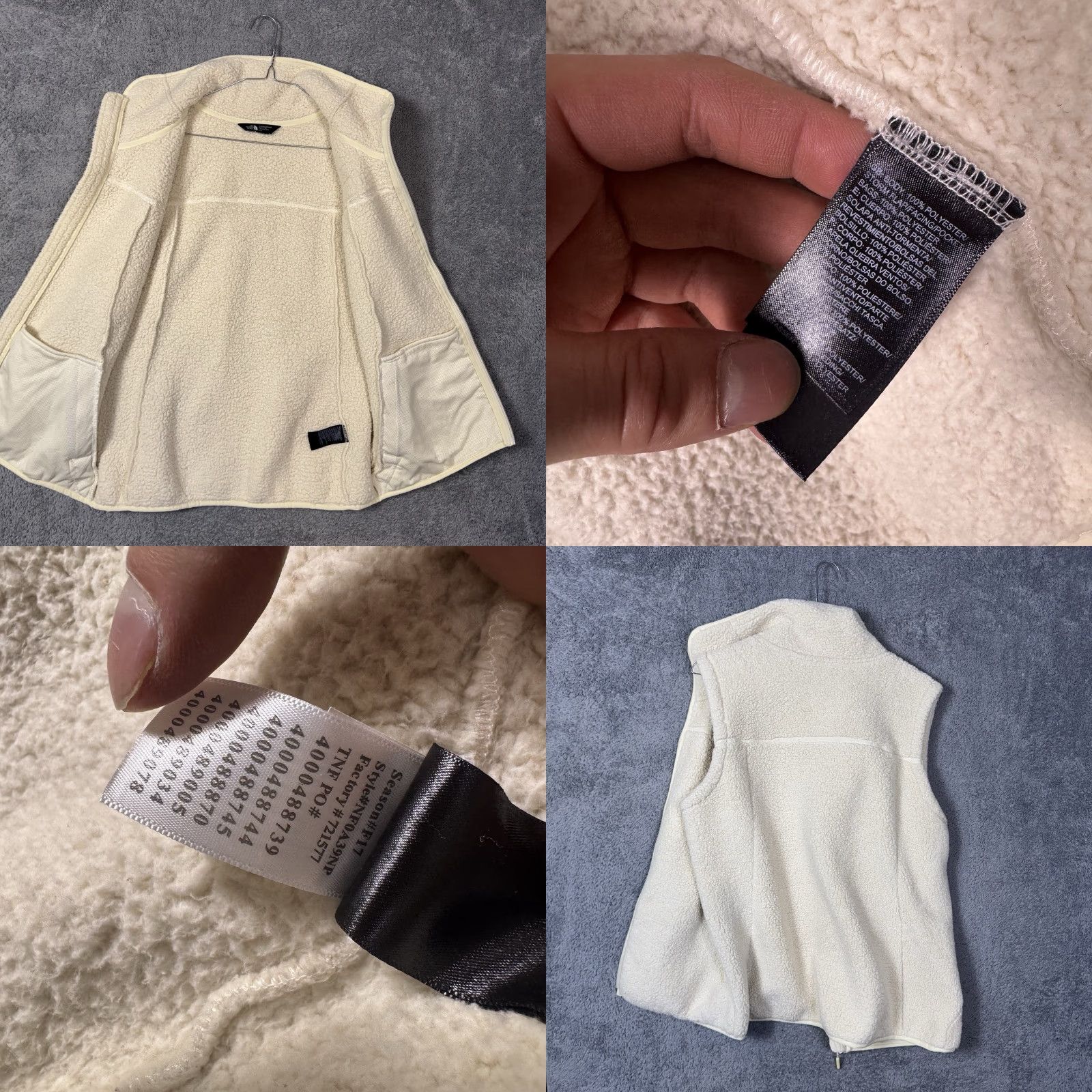 The North Face The North Face Vest Womens L Full Zip Sherpa Campshire Ivory Cream Gorpcore Size L / US 10 / IT 46 - 8 Thumbnail