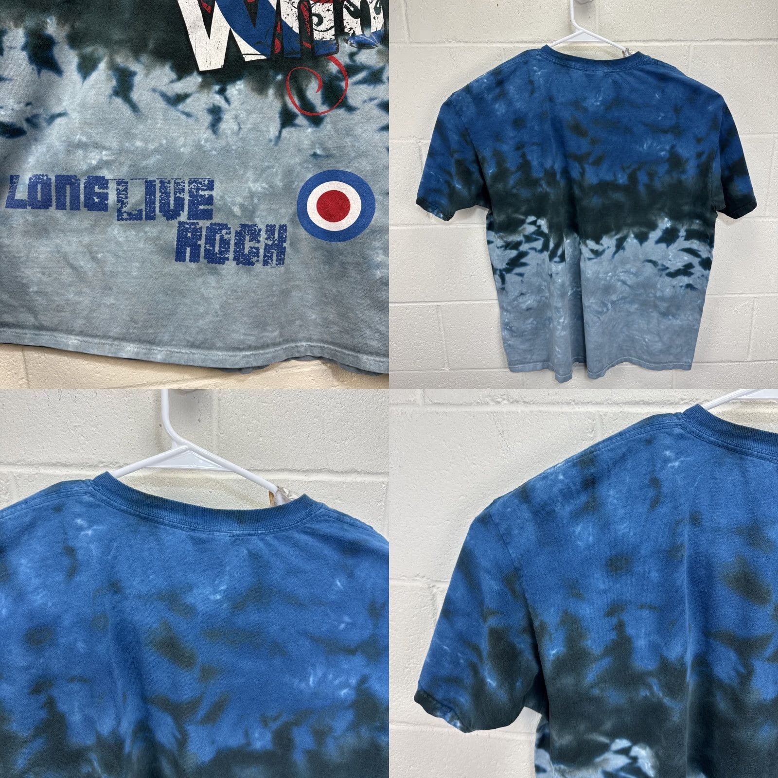 Liquid Blue VINTAGE The Who Liquid Blue Long Live Rock Tie Dye T Shirt 2XL Blues Blue Crew Neck Graphic Print Short Sleeve Men Rock Band Tee 90s Size US XXL / EU 58 / 5 - 9 Thumbnail