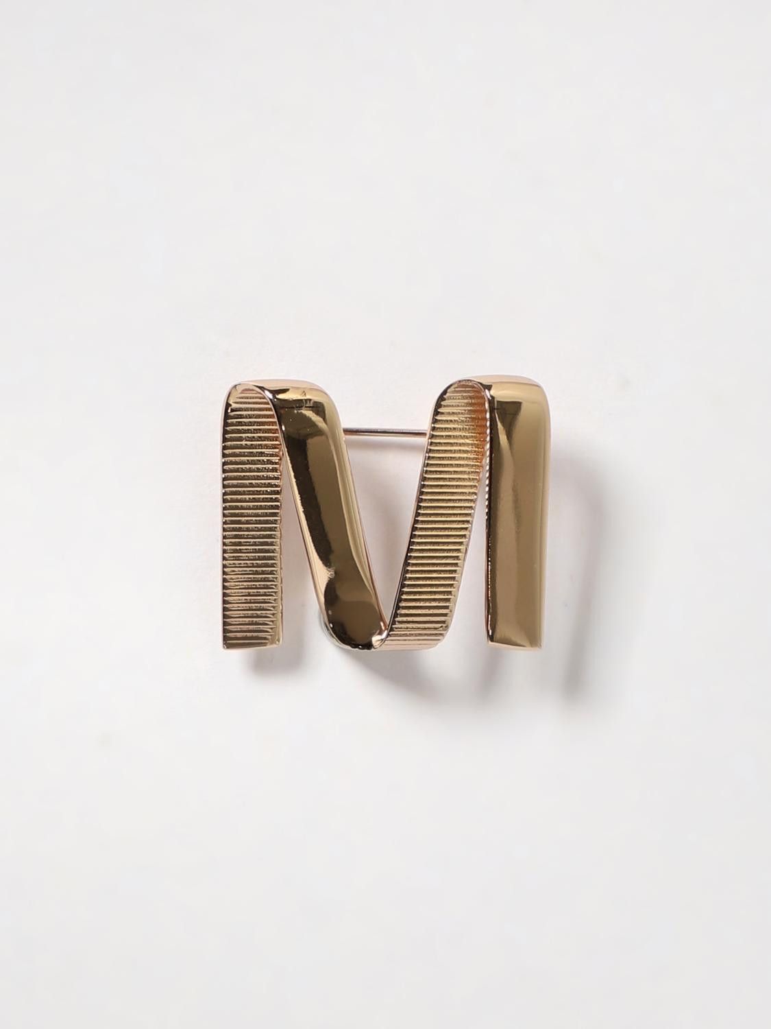Max Mara Max Mara Brooch Woman Bronze Size ONE SIZE - 1 Thumbnail
