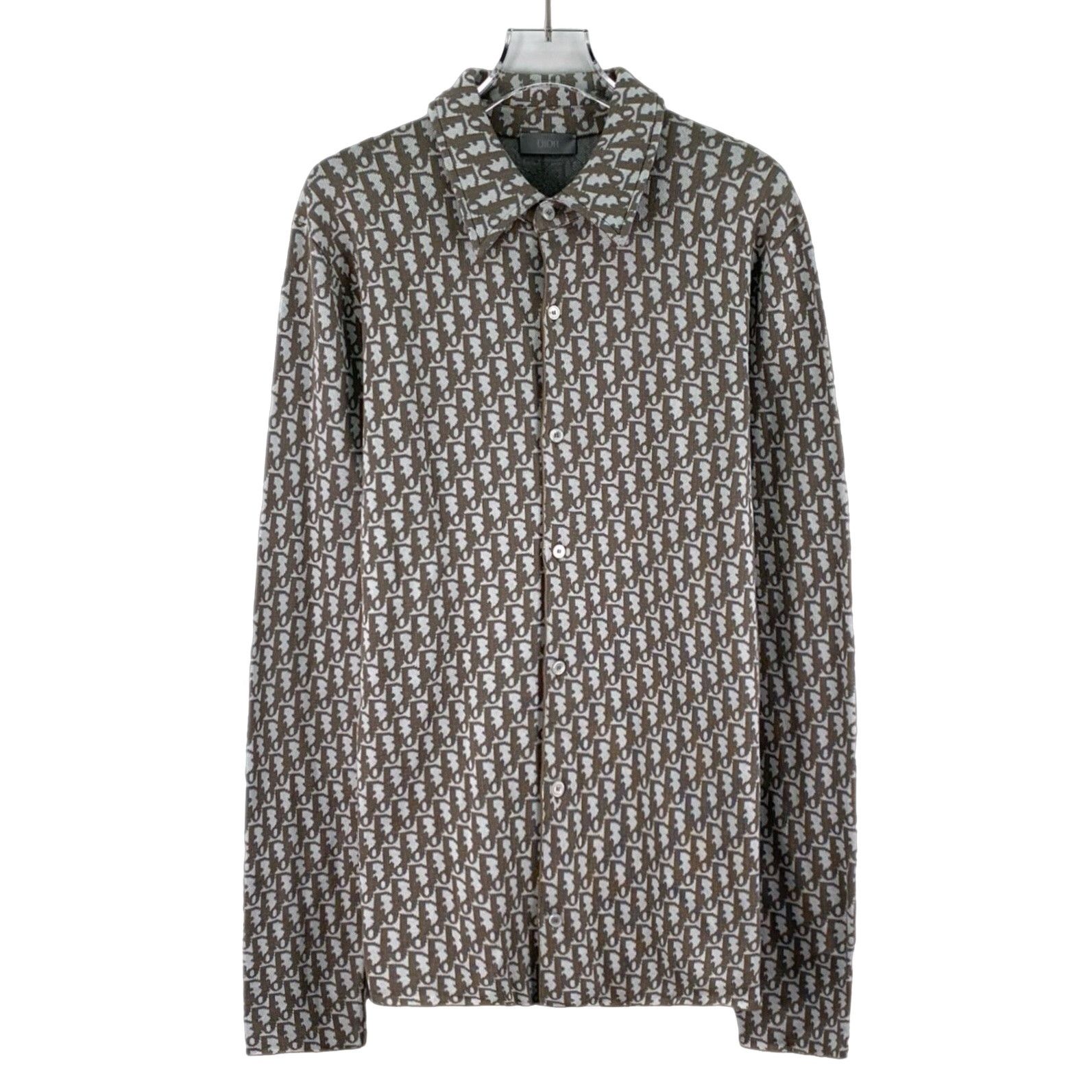 Dior Dior Oblique Logo Monogram Knit Shirt Size S Size US S / EU 44-46 / 1 - 1 Thumbnail