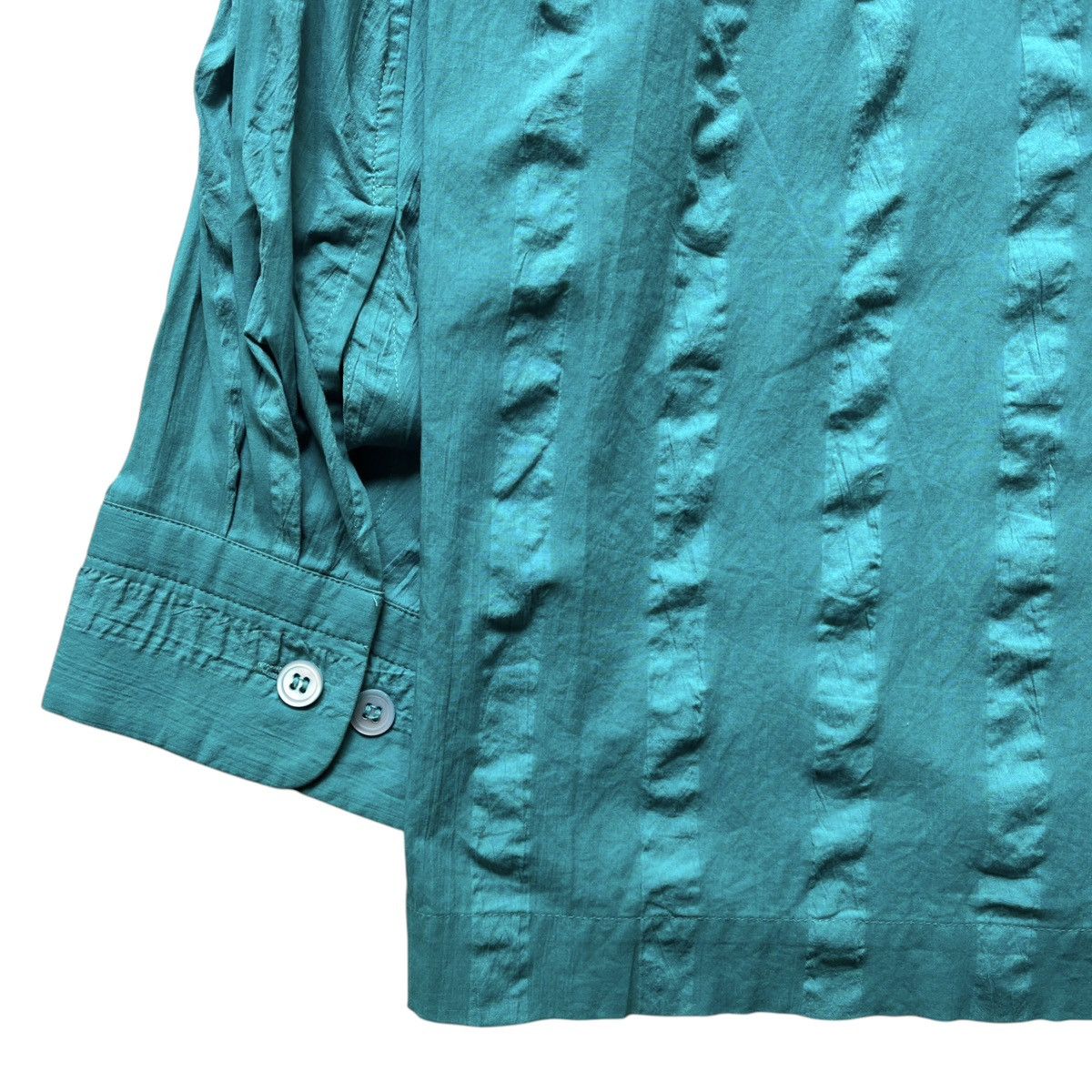 Issey Miyake × Japanese Brand Vintage Issey Miyake Button Up Shirt Long Sleeve Size US L / EU 52-54 / 3 - 9 Thumbnail