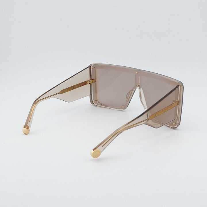 Stella McCartney Stella McCartney SC40083I 45E Sunglasses Shiny Brown Shield Size ONE SIZE - 3 Thumbnail
