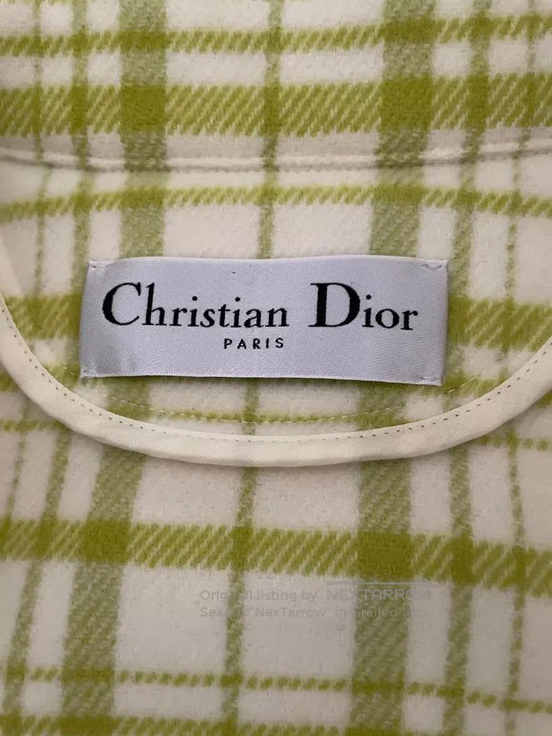 Dior Dior Apple green woollen tweed jacket Size XS / US 0-2 / IT 36-38 - 5 Thumbnail
