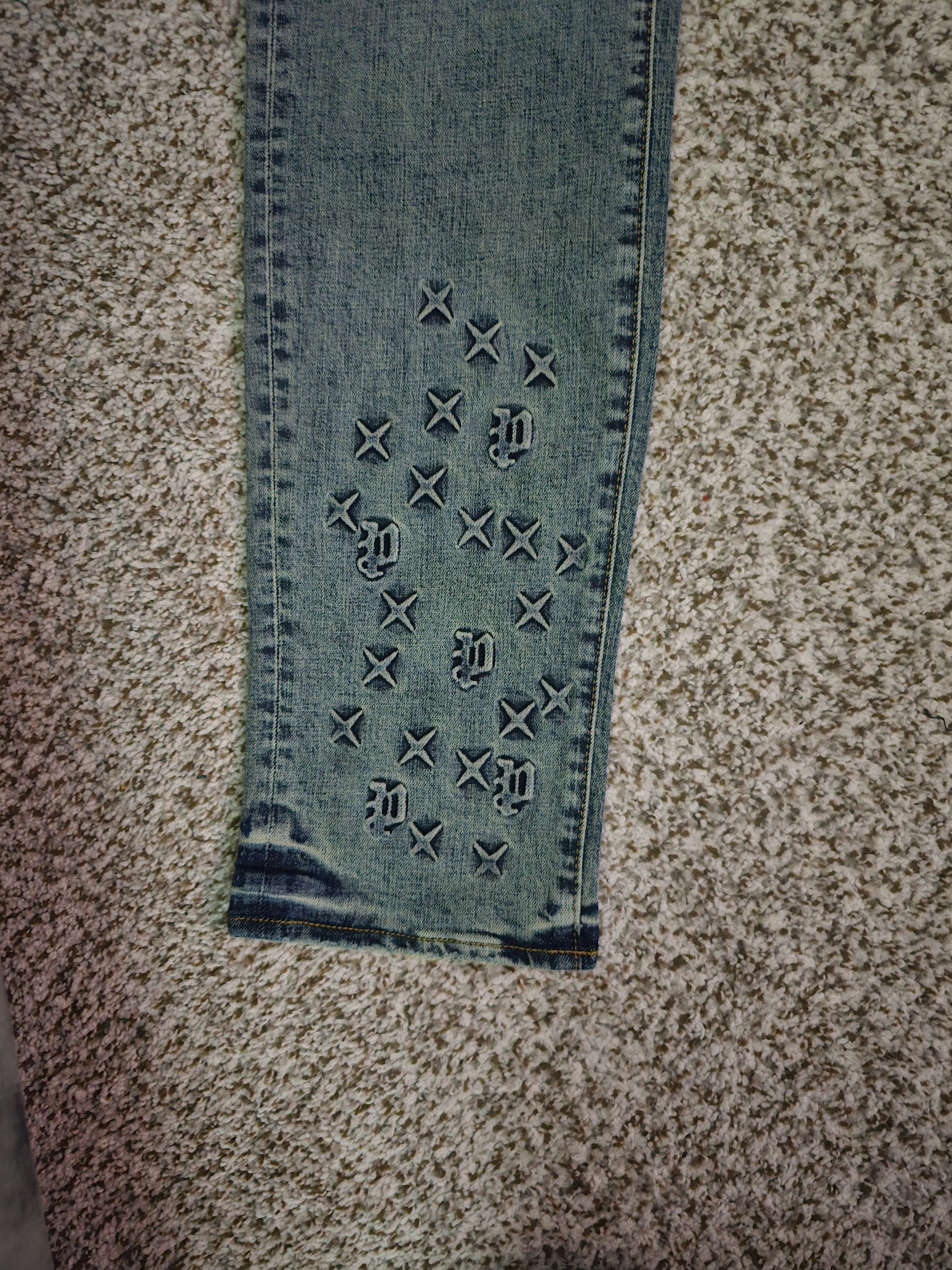 Purple Brand Purple special edition monogram jeans Size US 36 / EU 52 - 2 Thumbnail