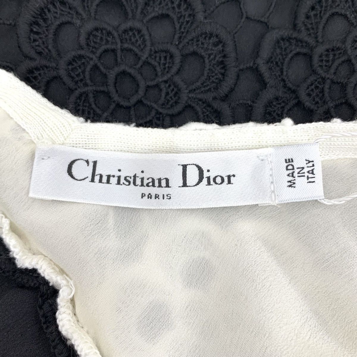 Dior Dior Floral Lace Hollow Embroidered Sleeveless Dress K26WX Size XS / US 0-2 / IT 36-38 - 6 Thumbnail