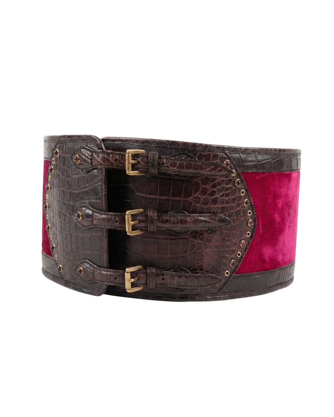 Gucci RARE CROCODILE SKIN LEATHER BELT Size ONE SIZE - 1 Thumbnail
