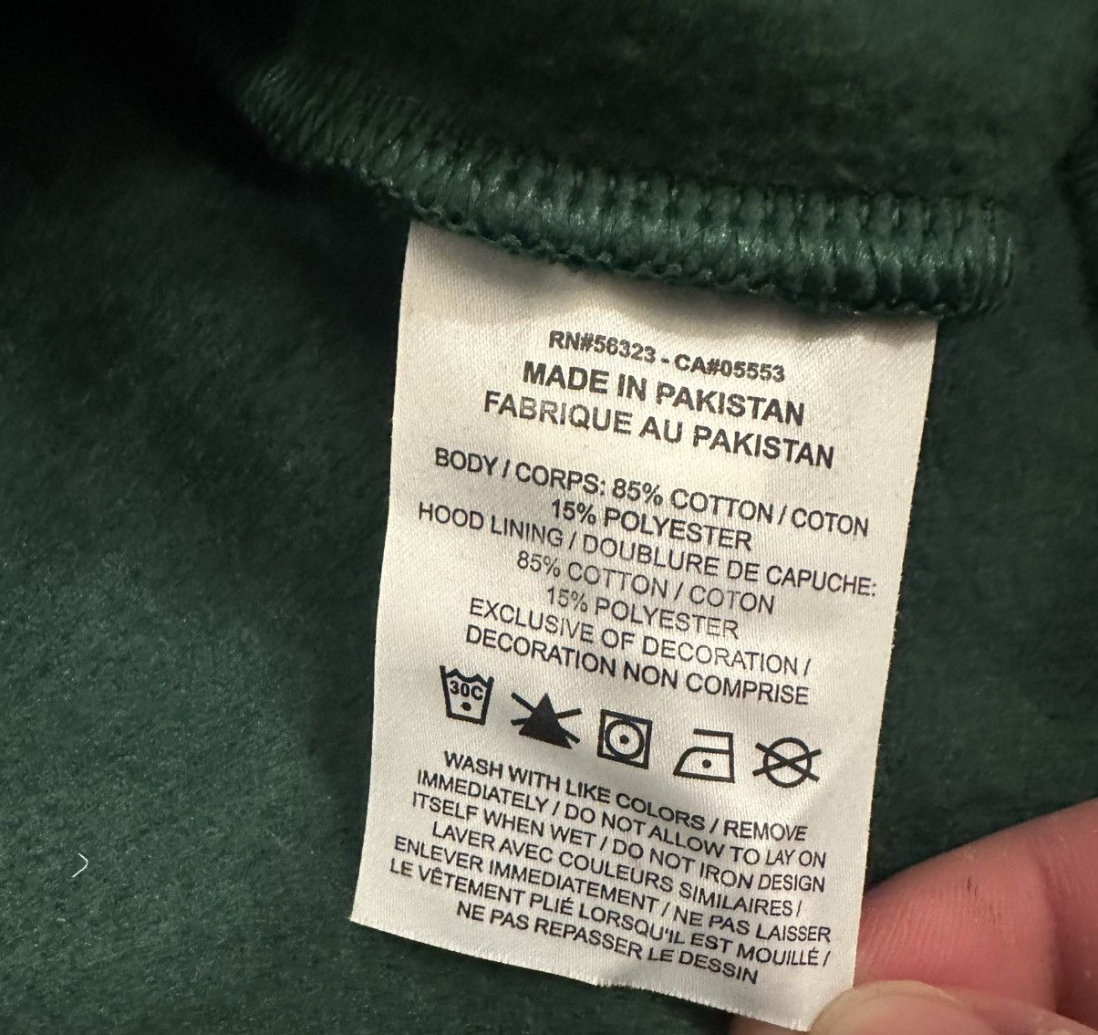 Jordan Brand × Supreme SUPREME X JORDAN HOODED SWEATSHIRT GREEN SIZE LARGE Size US L / EU 52-54 / 3 - 9 Thumbnail