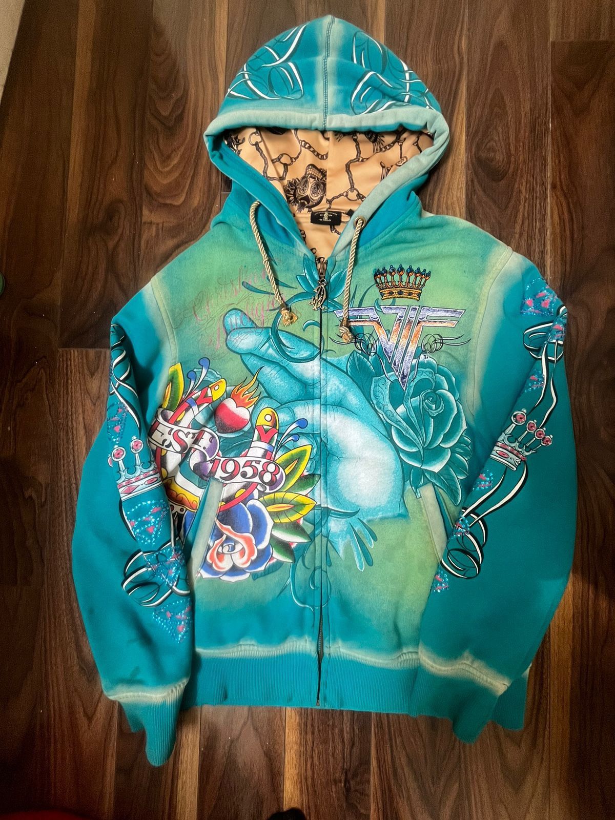 Ed Hardy Christian Audigie パーカー ストーン Ed Hardy Christian Audigie パーカー ストーン Ed Hardy(エド