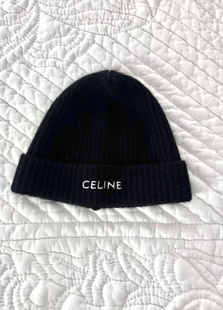 Celine CÉLINE - Wool Beanie by Hedi Slimane Size ONE SIZE - 2 Thumbnail