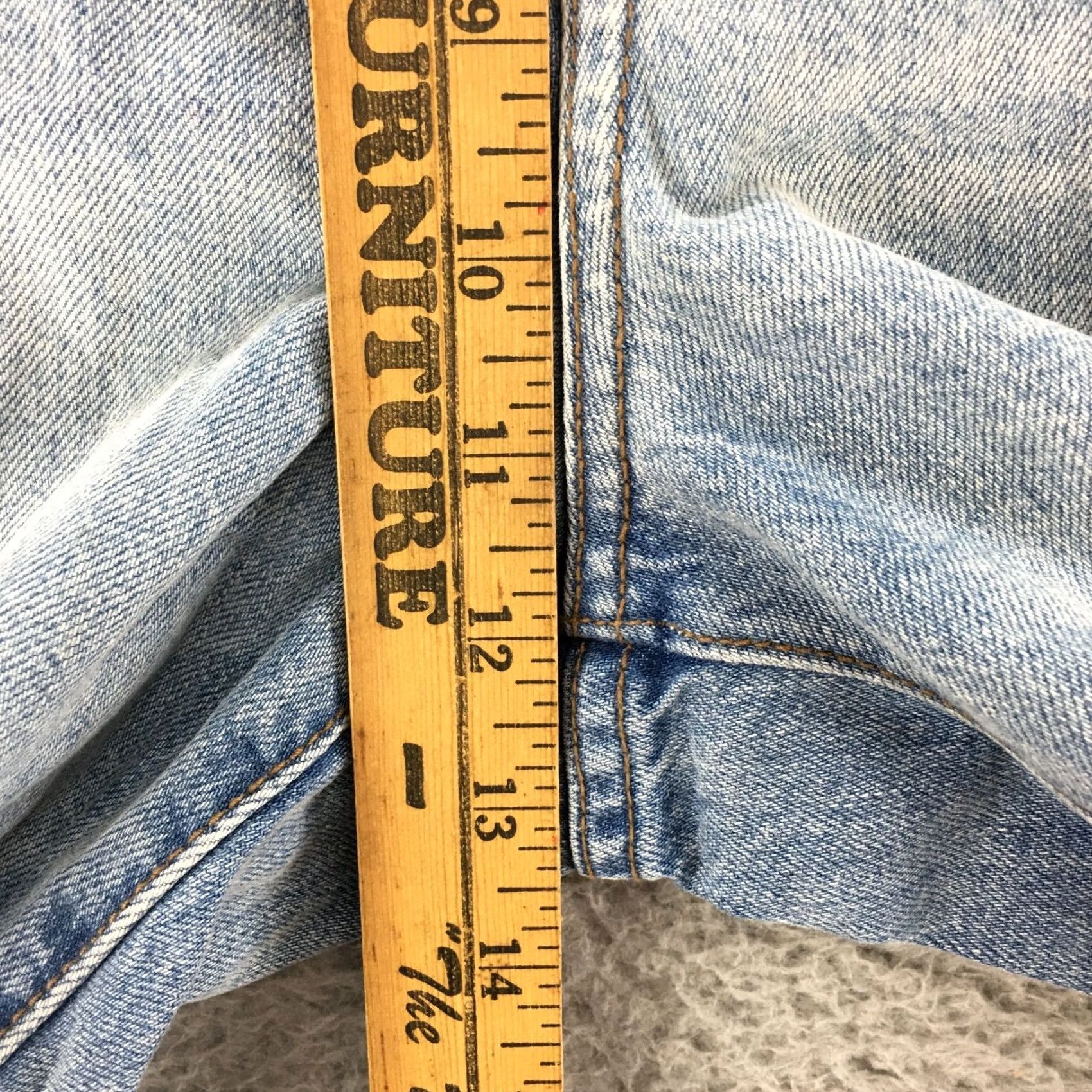 Banana Republic Banana Republic Jeans Womens 32 Blue Light Wash Straight 5 Pockets Size 24" / US 00 / IT 34 - 7 Thumbnail