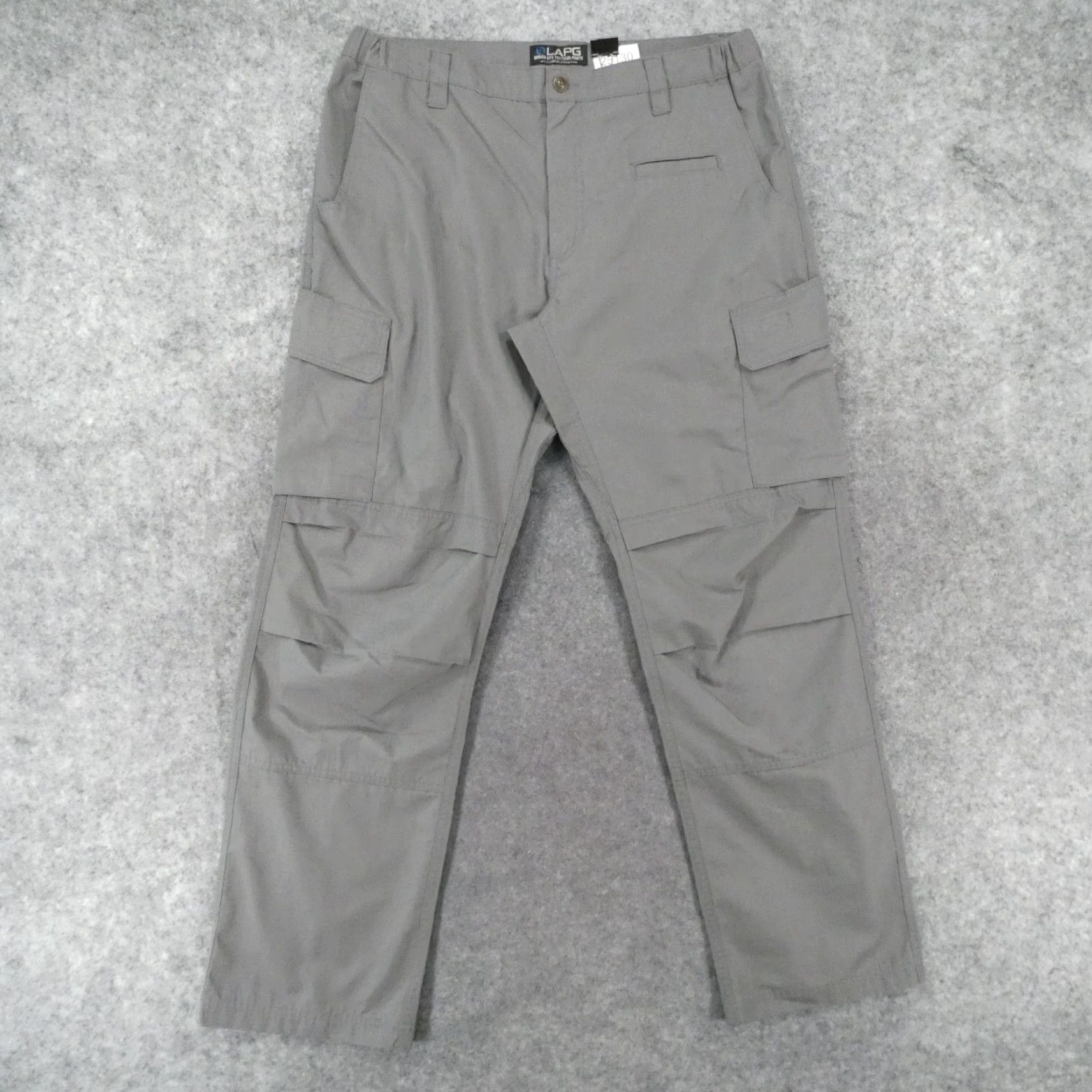 Vintage LAPG Operator Tactical Pants Men 38x34 Cargo Gray Ripstop Duty Combat Hiking Size US 38 / EU 54 - 2 Thumbnail