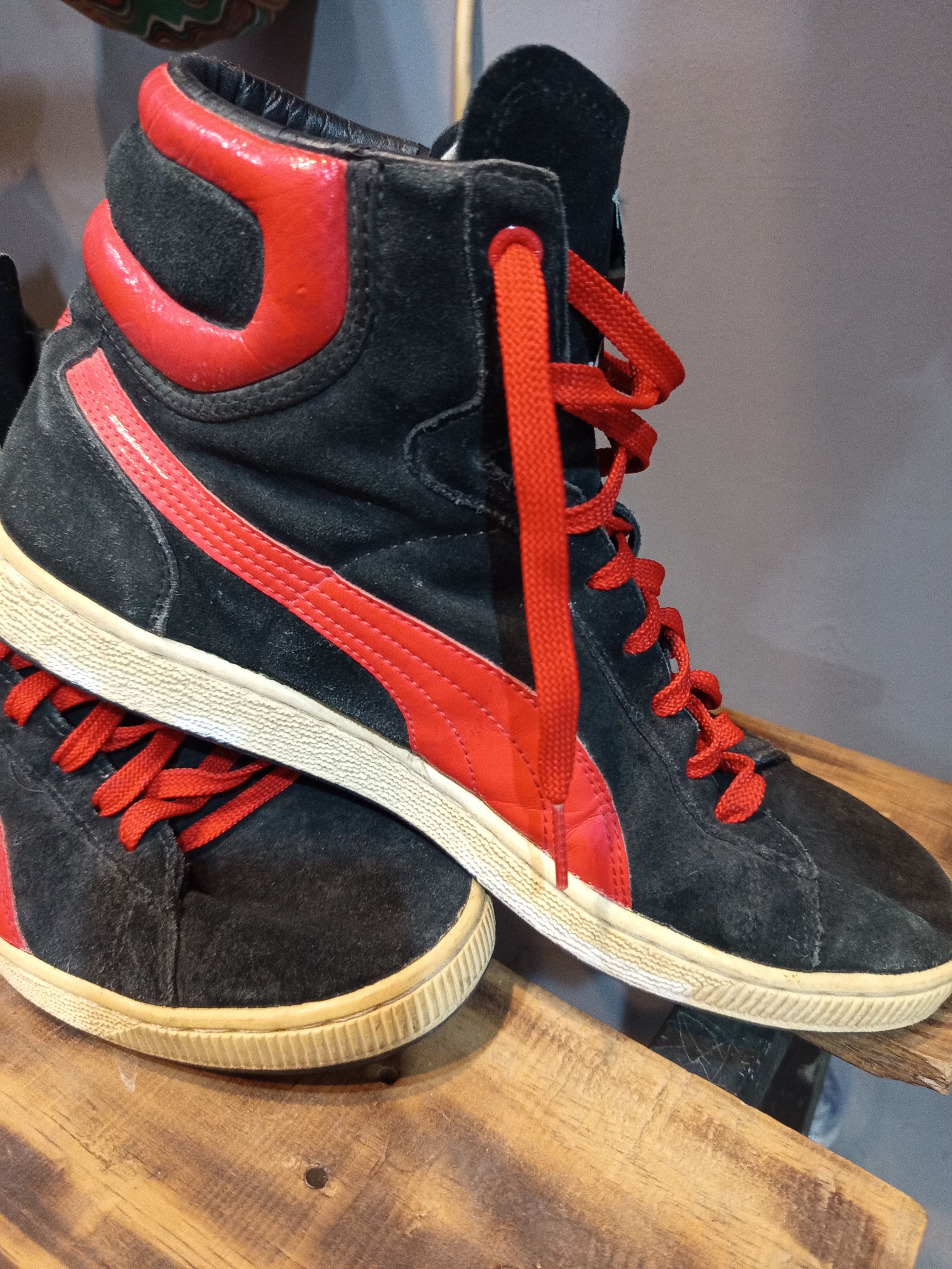 Puma Y2K Puma First Round EX Suede High Top Sneakers Size US 9 / EU 42 - 2 Thumbnail