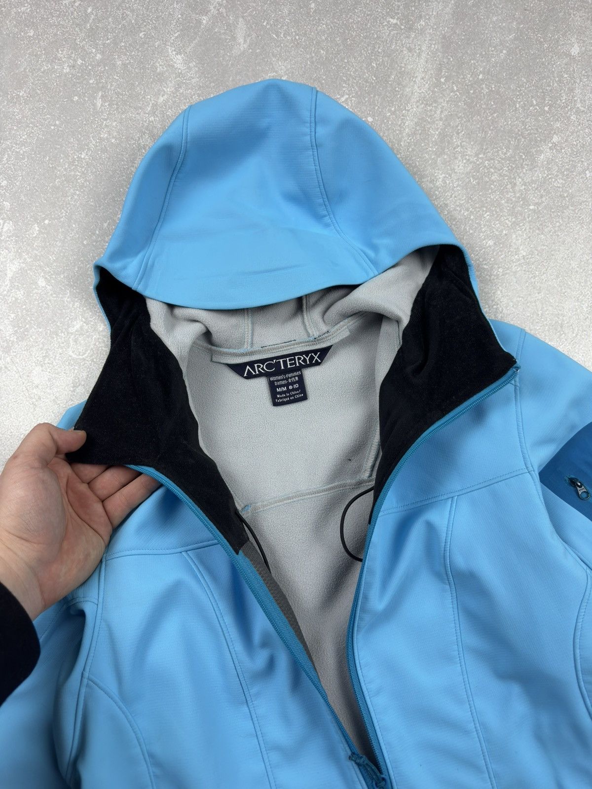 Arc'teryx Vintage Arcteryx Gamma MX Hooded Blue Shell Outdoor Jacket Size S / US 4 / IT 40 - 10 Thumbnail