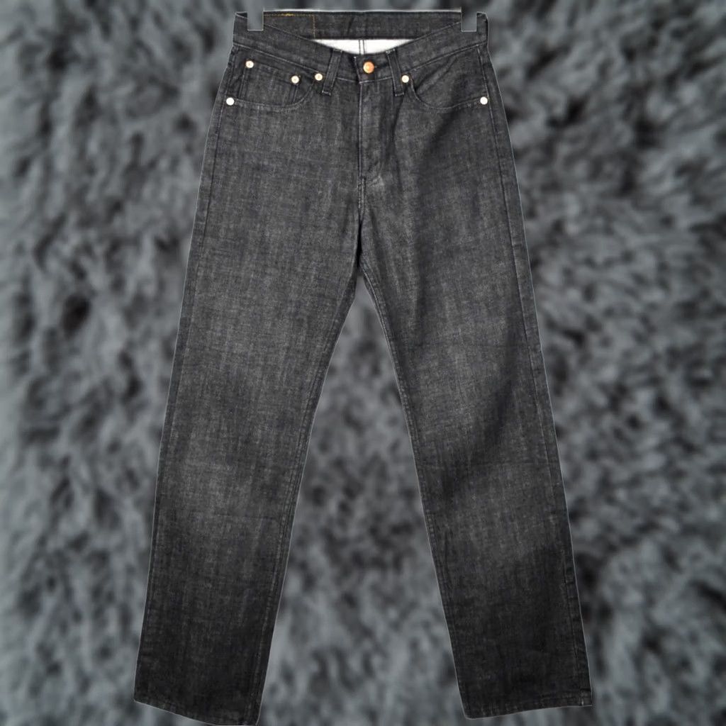 Denime LEVI STRAUSS & CO. 751 Jeans Men W29/L32 Black Zip Fly Denim Casual Standard Fit Size US 29 - 1 Thumbnail