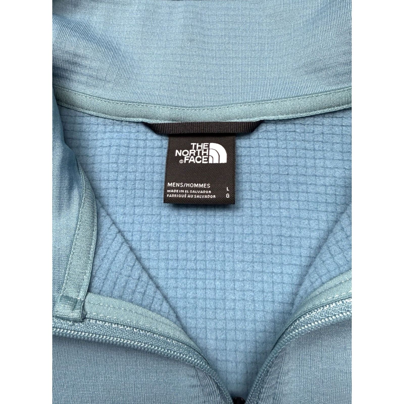 The North Face The North Face Cedar Trail Grid Fleece 1/4 Zip Men L Light Blue Shirt Jacket Outdoors Outdoorsman Mens Regular Size L Blue Logo Waterproof? Size US L / EU 52-54 / 3 - 4 Thumbnail
