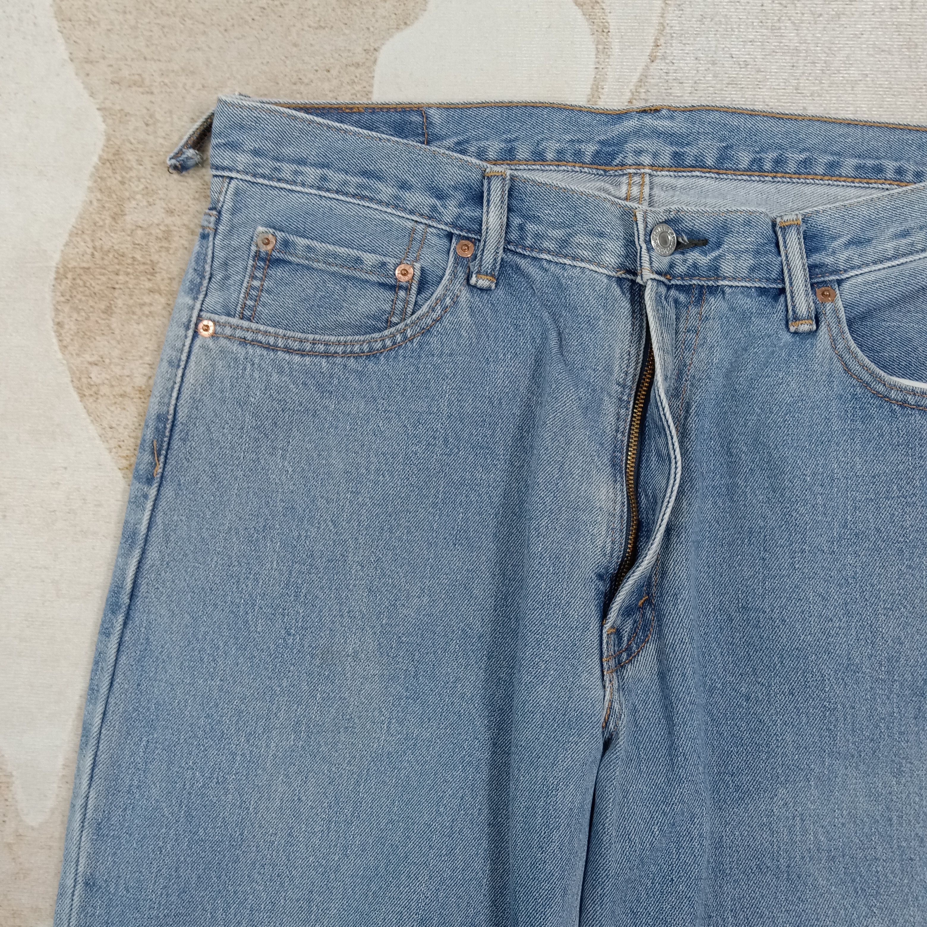 Levi's 90's Levi's 550 Distressed Style Denim Jeans C272N7 Size US 36 / EU 52 - 2 Thumbnail