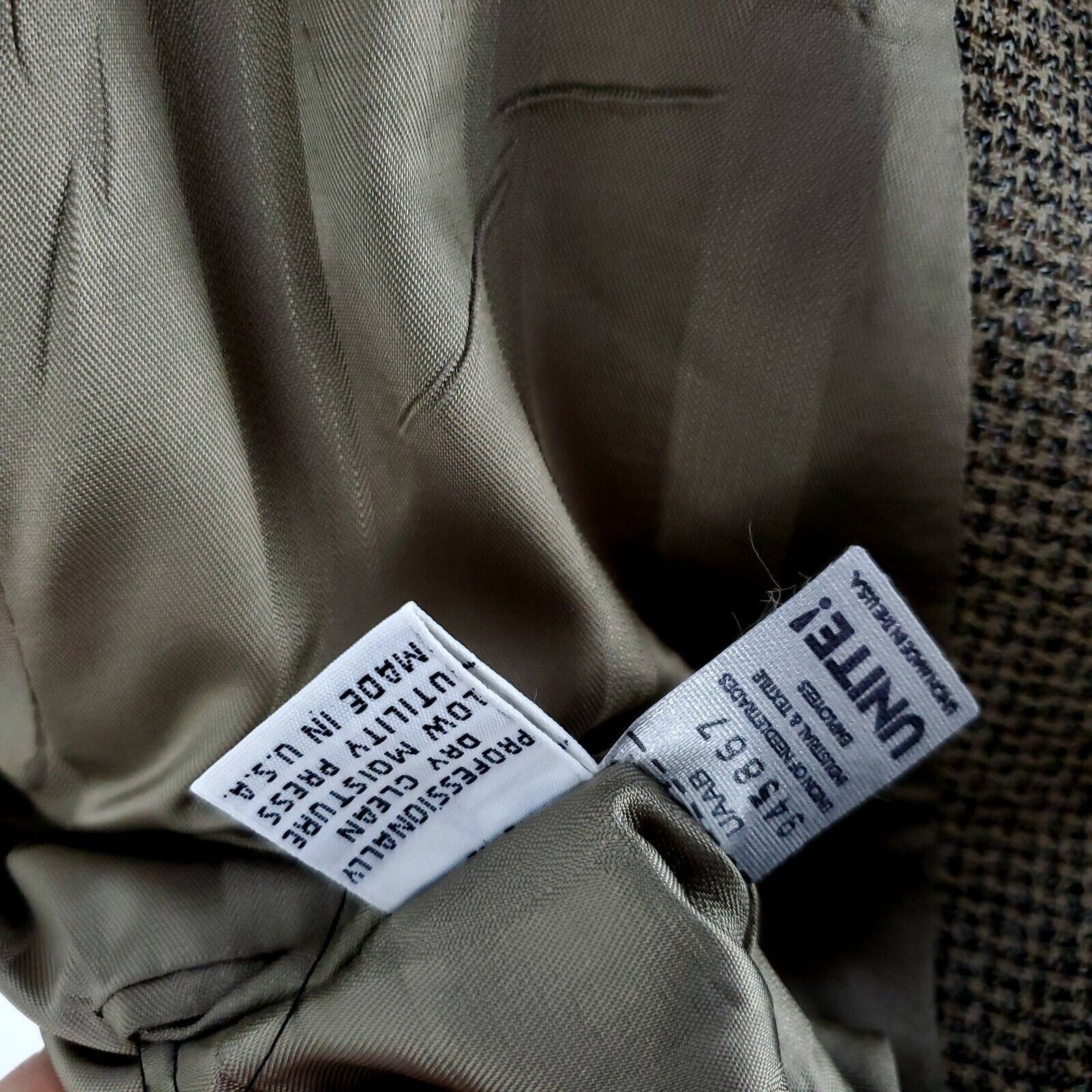 Pierre Cardin Pierre Cardin Tweed Textured Wool 3 Button Sport Coat 40R Ta Size 40R - 8 Thumbnail