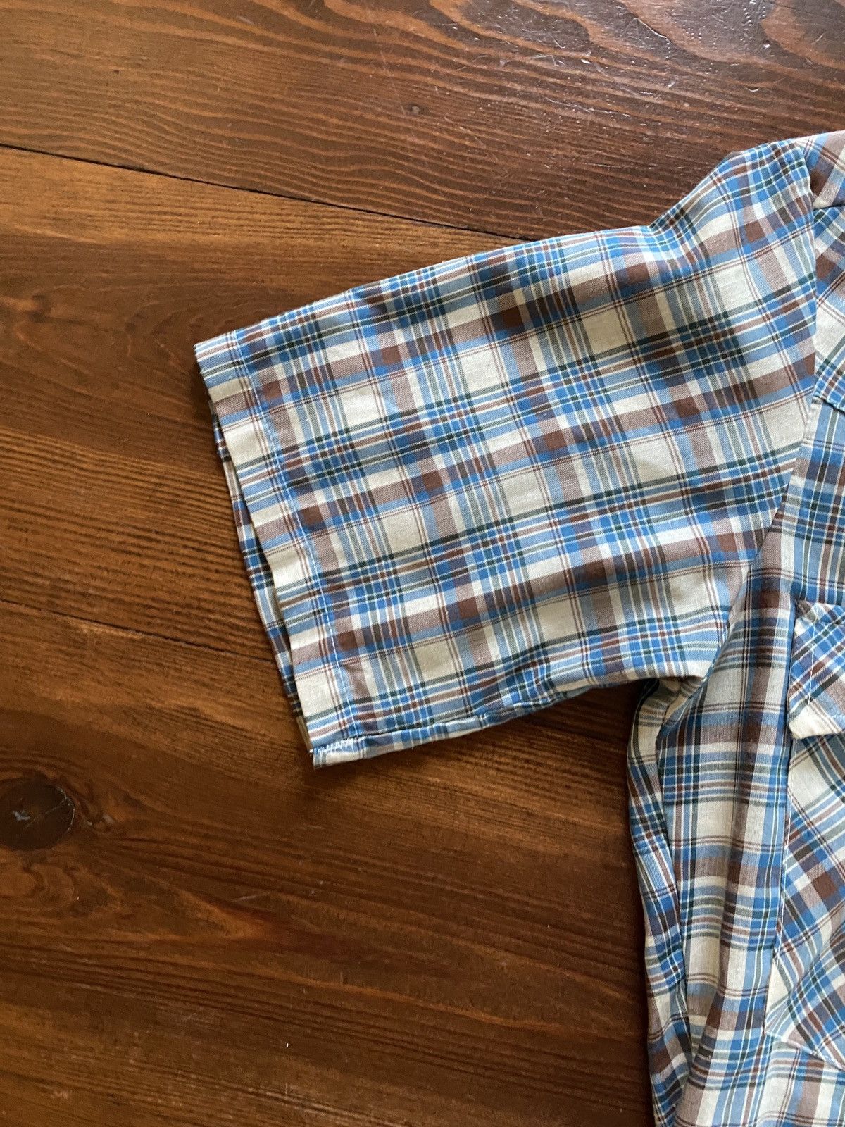 Levi's Vintage 70’s Levi’s White Tab Pearl Snap Plaid Button Up Size US S / EU 44-46 / 1 - 6 Thumbnail