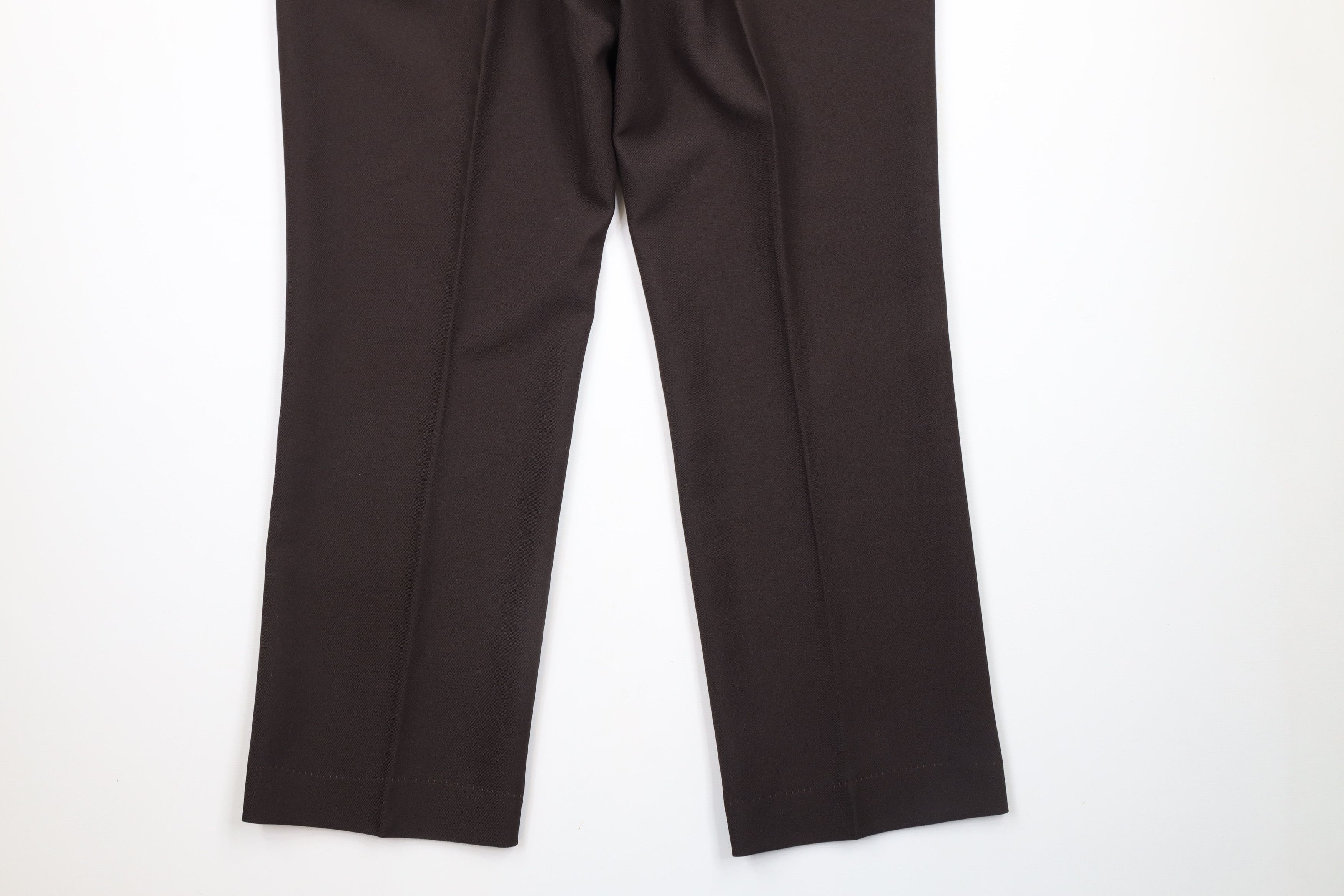 Vintage Vintage 70s Streetwear Knit Bell Bottoms Pants Brown USA Size US 36 / EU 52 - 11 Thumbnail