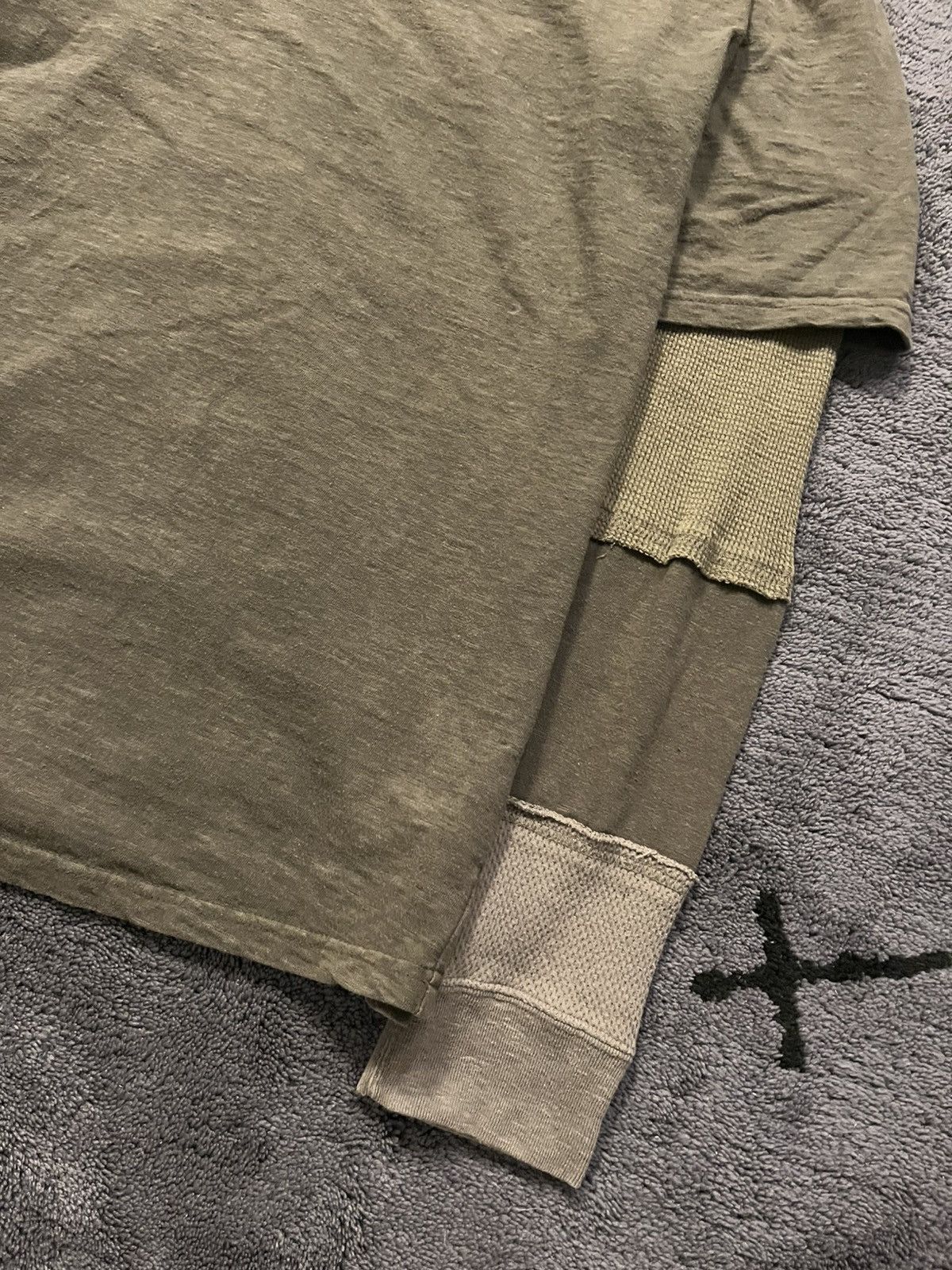 Undercover AW03 Paper Doll Brown Hybrid Thermal Long Sleeve Shirt Size US M / EU 48-50 / 2 - 3 Thumbnail