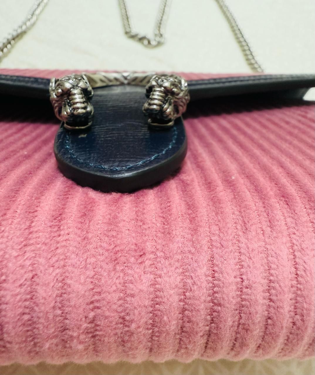 Gucci Gucci Dionysus Rare Pink Suede Size ONE SIZE - 3 Thumbnail