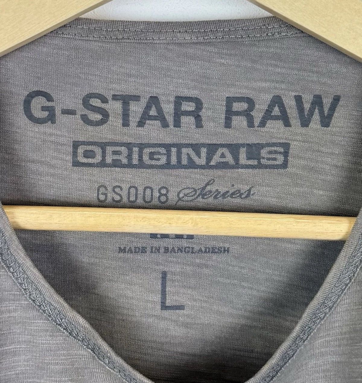 G-Star G-Star Raw Basil Short Sleeve Crew Neck T-shirt Gray Top Big Size US L / EU 52-54 / 3 - 7 Thumbnail