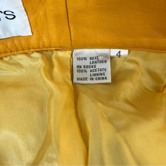 Vintage VTG Cedars Leather Shorts High Rise Size 27" / US 4 / IT 40 - 13 Thumbnail