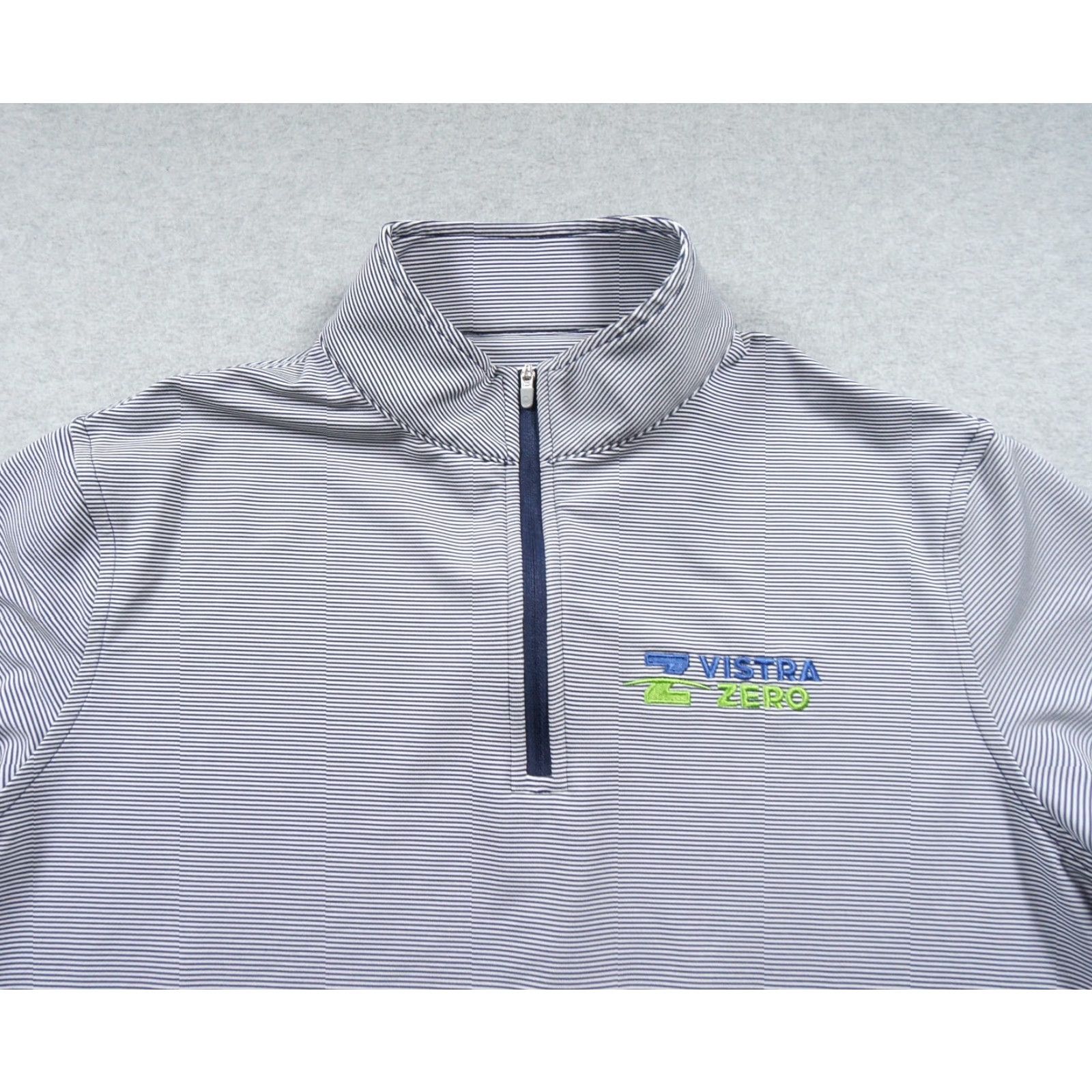 Peter Millar Peter Millar Sweater Mens Medium Blue Gray 1/4 Zip Pullover Performance Golf Casual Shirt Mens Size US M / EU 48-50 / 2 - 2 Thumbnail